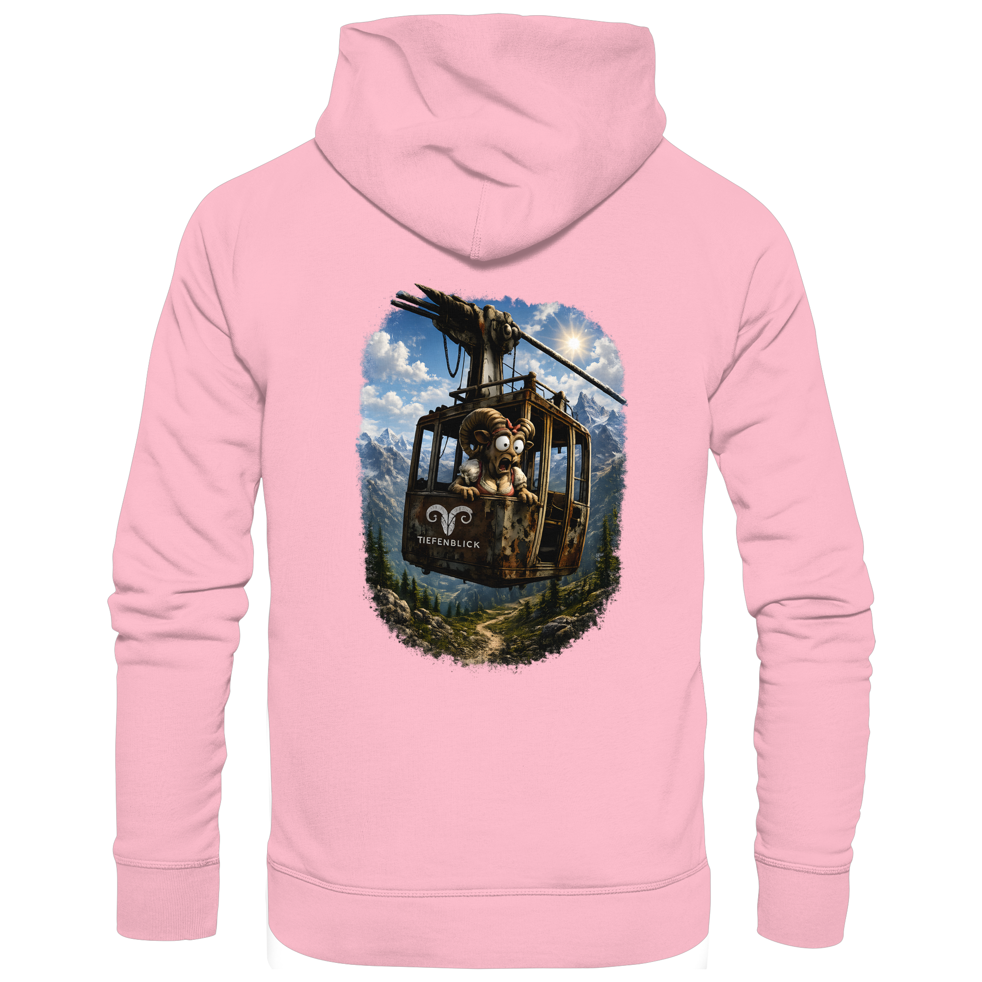 Tiefenblick Gondel Adrenalin Fun - Organic Basic Hoodie