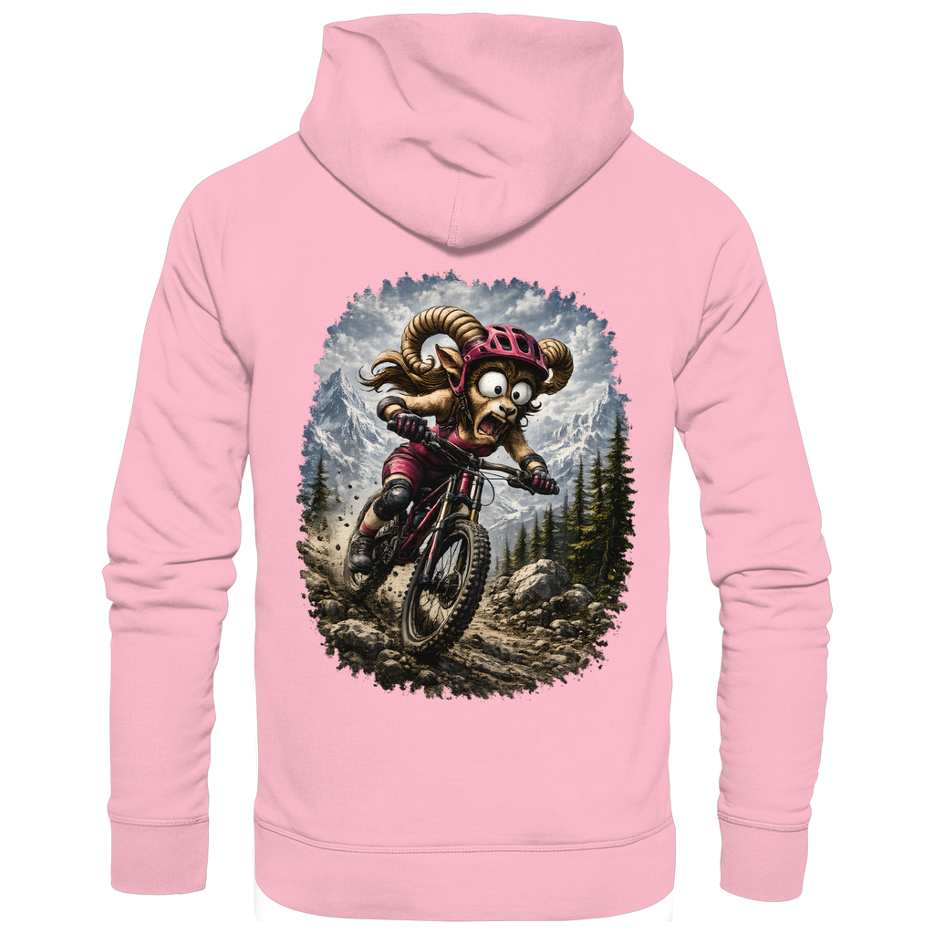 Tiefenblick Downhill - Organic Basic Hoodie
