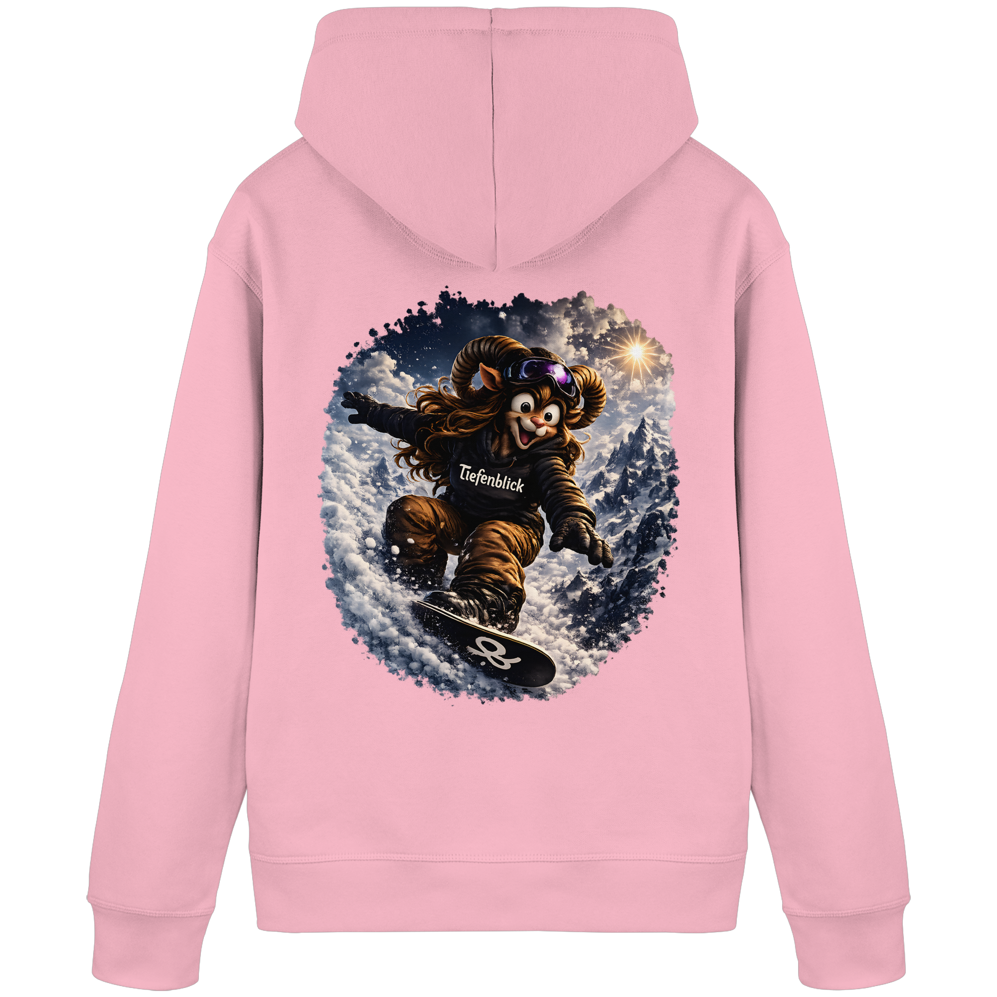 Tiefenblick Snowboarden  - Organic Basic Hoodie