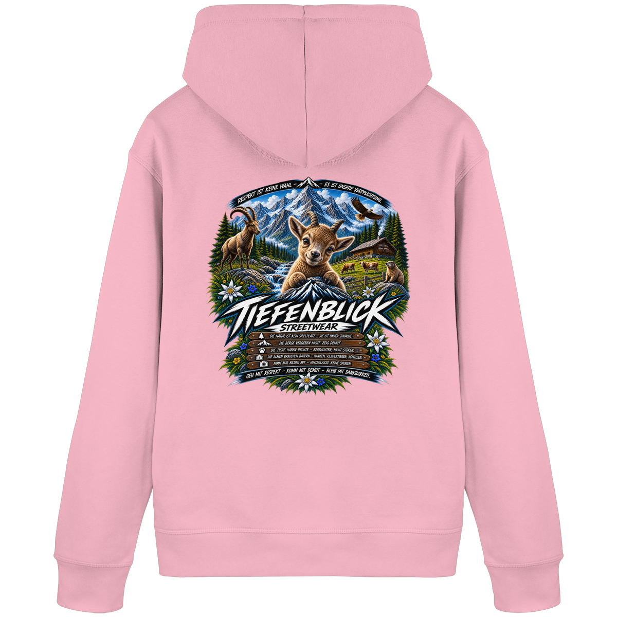 Tiefenblick Respekt Edition - Organic Basic Hoodie