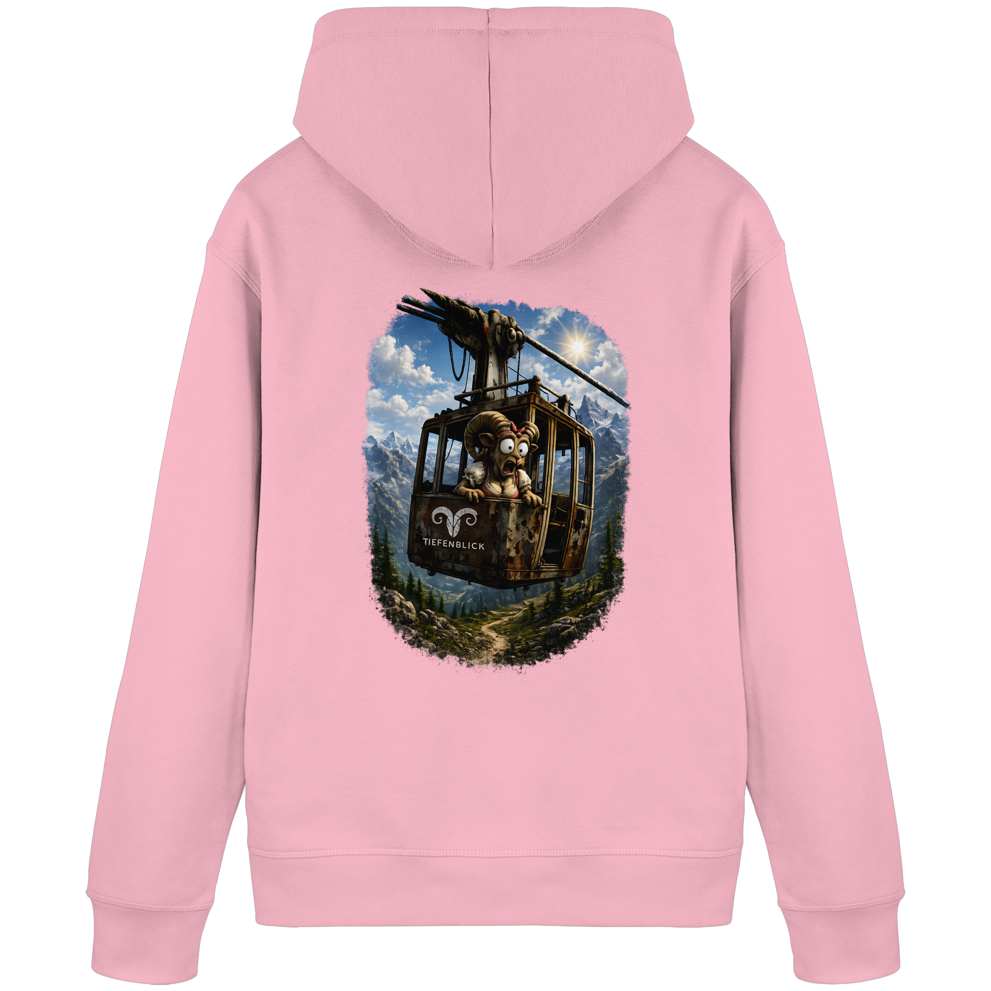 Tiefenblick Gondel Adrenalin Fun - Organic Basic Hoodie