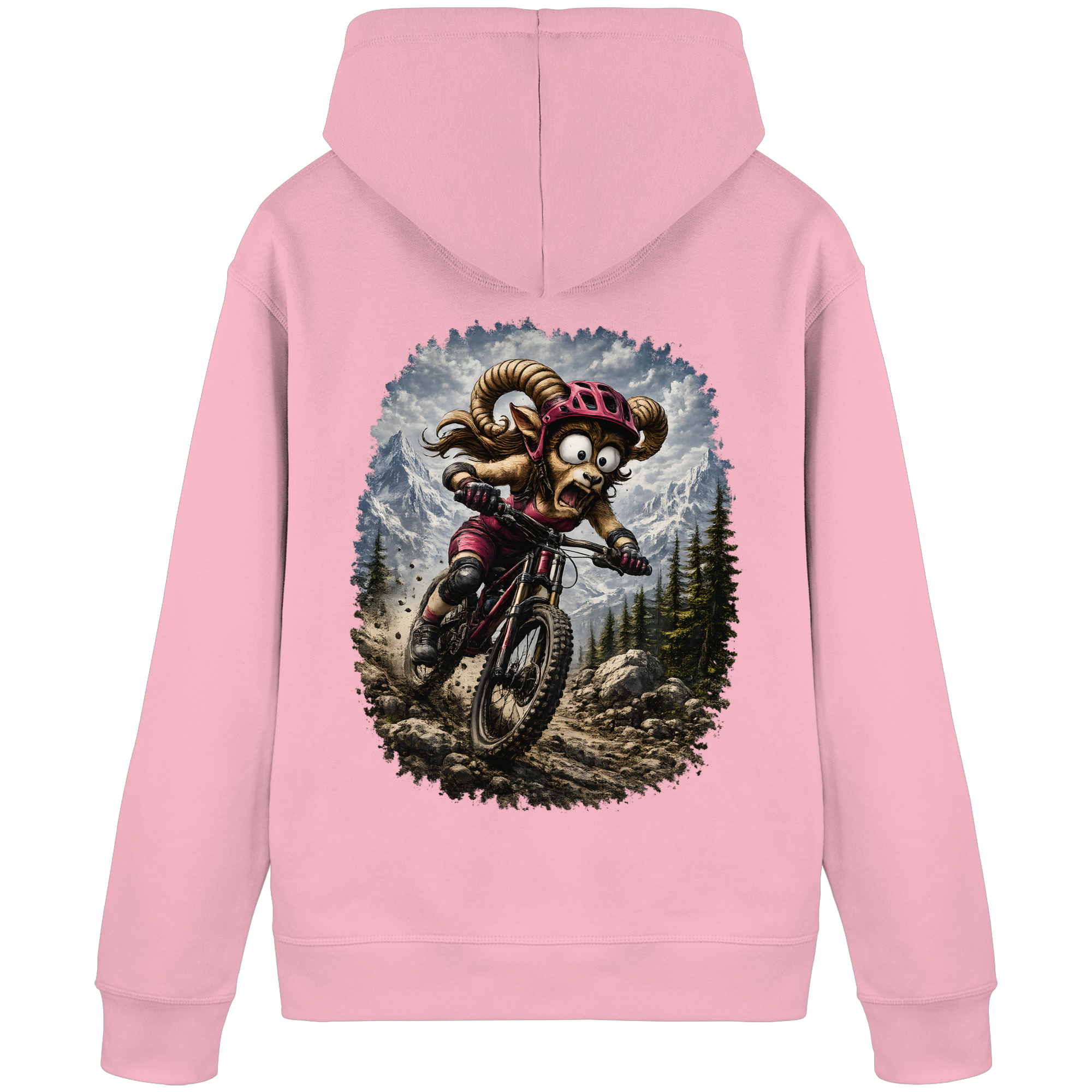 Tiefenblick Downhill - Organic Basic Hoodie