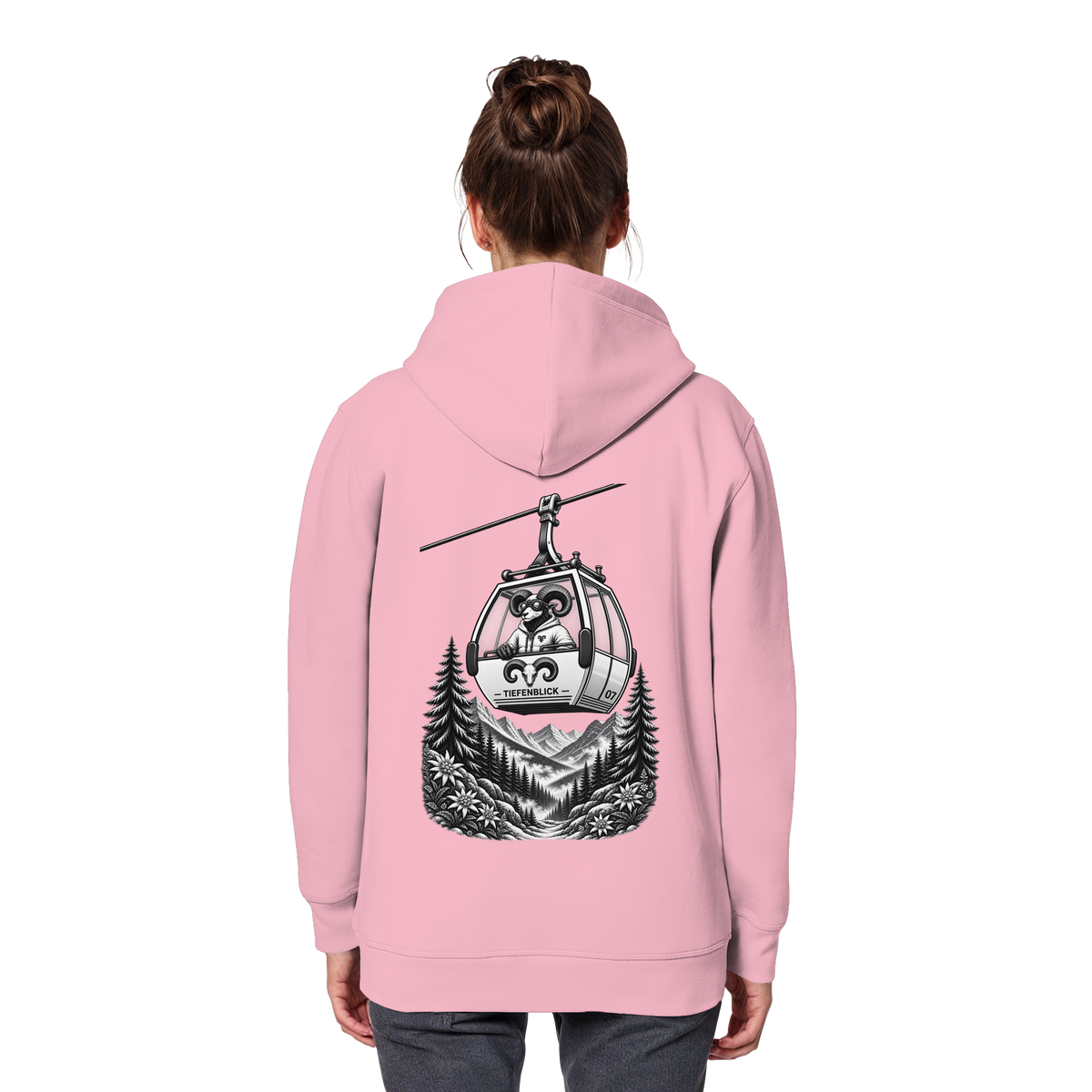 Tiefenblick Gondel Fun  - Organic Basic Hoodie