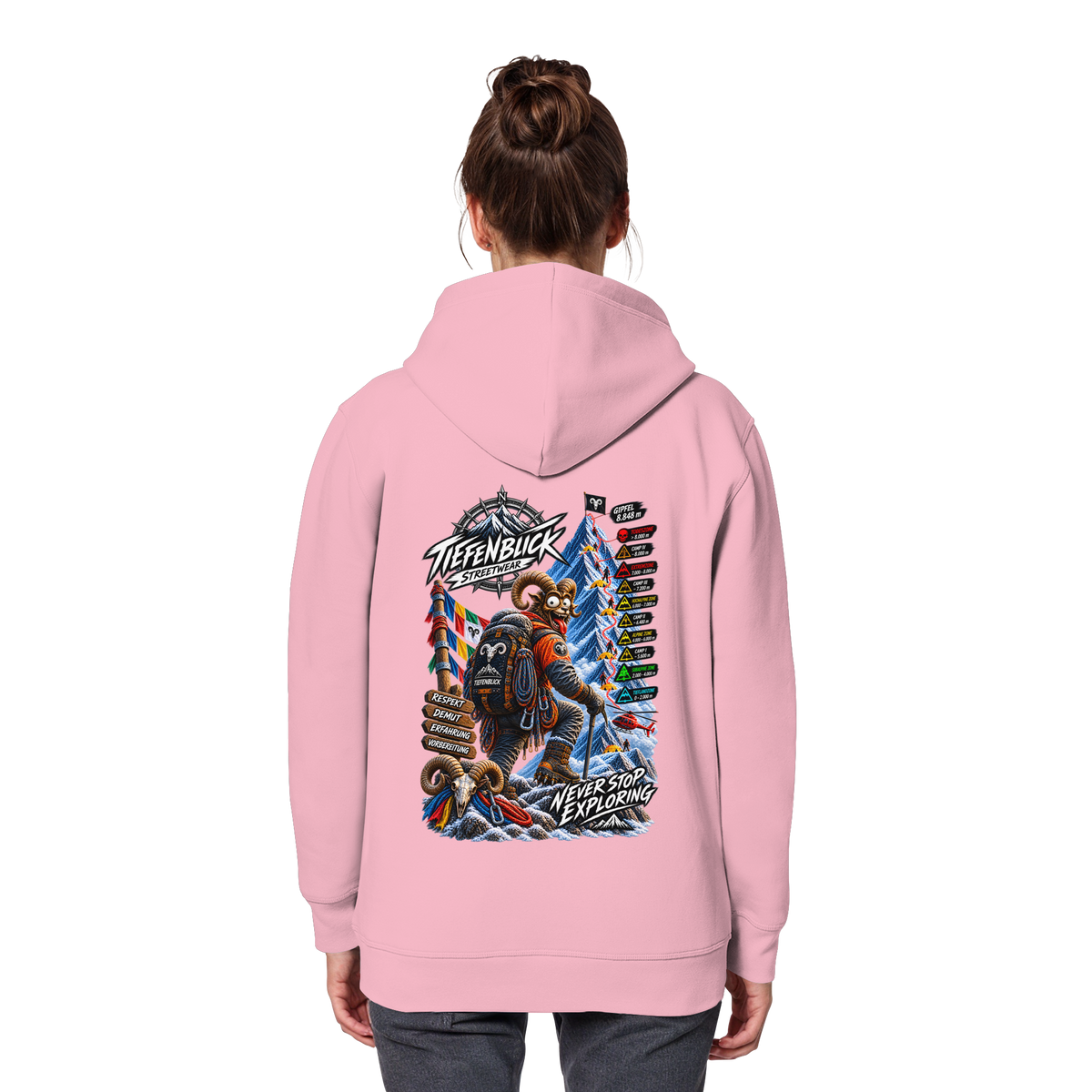 Tiefenblick Todeszone Fun - Organic Basic Hoodie