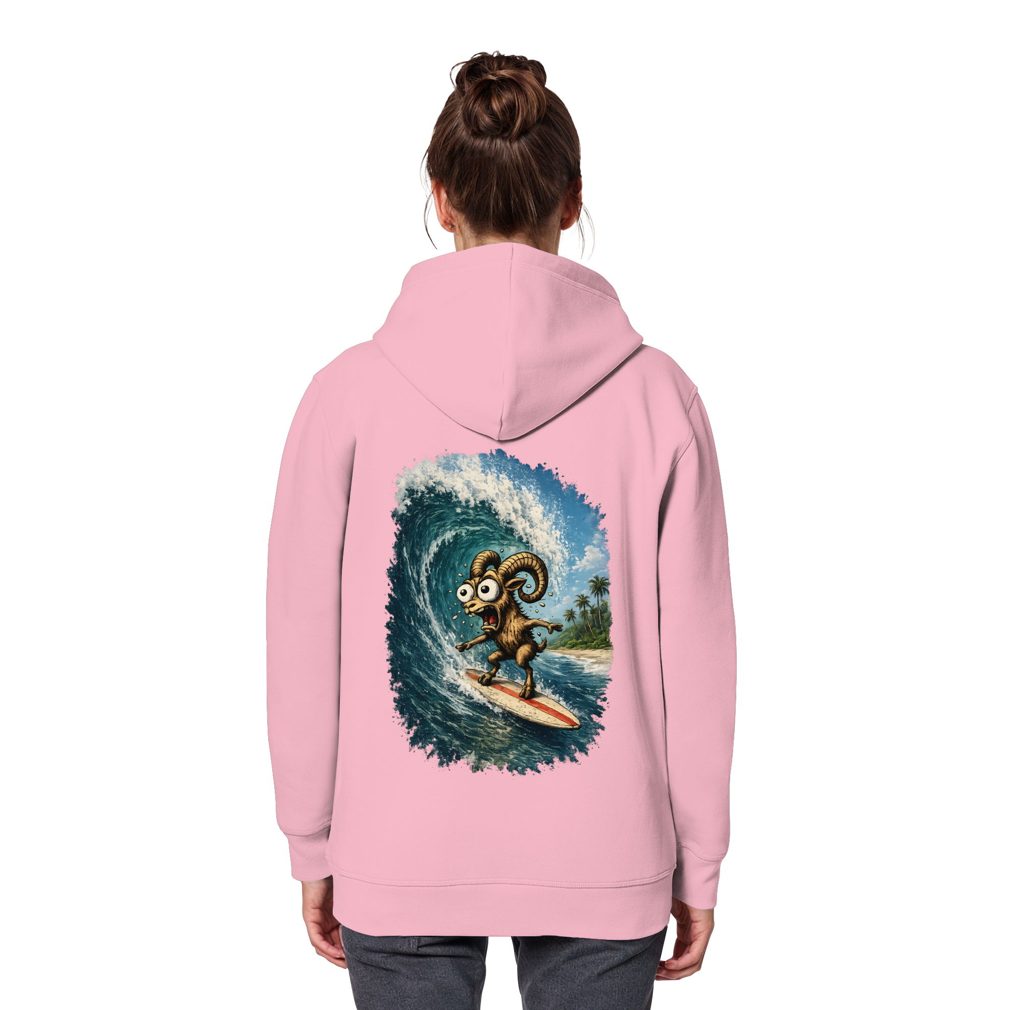 Tiefenblick Urlaub Fun  - Organic Basic Hoodie