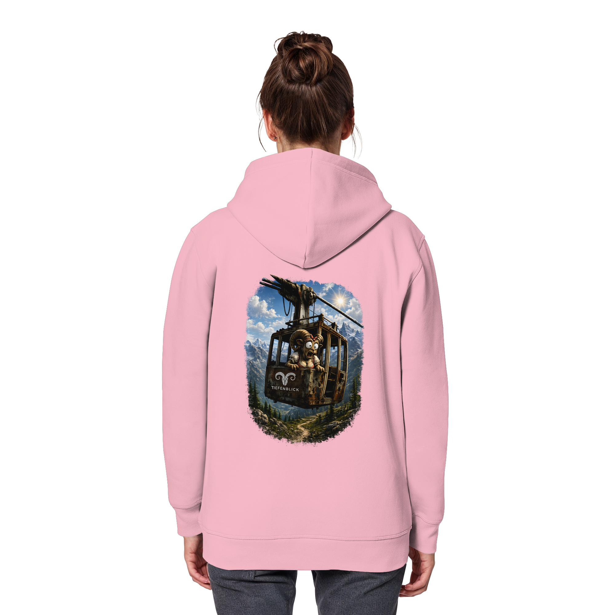 Tiefenblick Gondel Adrenalin Fun - Organic Basic Hoodie
