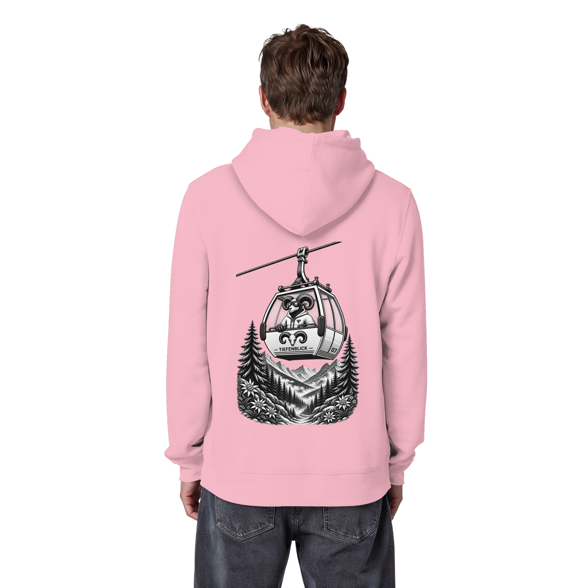 Tiefenblick Gondel Fun  - Organic Basic Hoodie