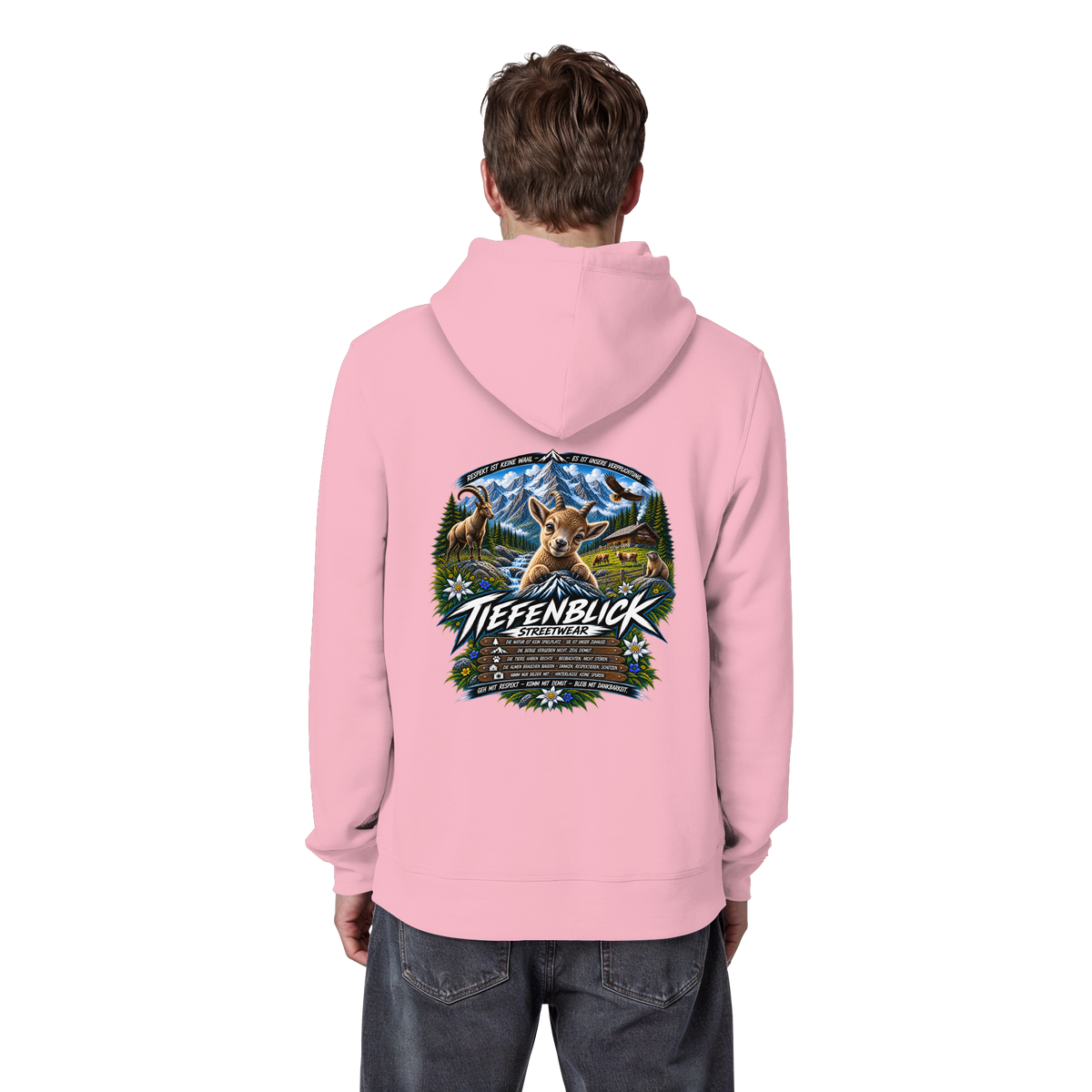 Tiefenblick Respekt Edition - Organic Basic Hoodie