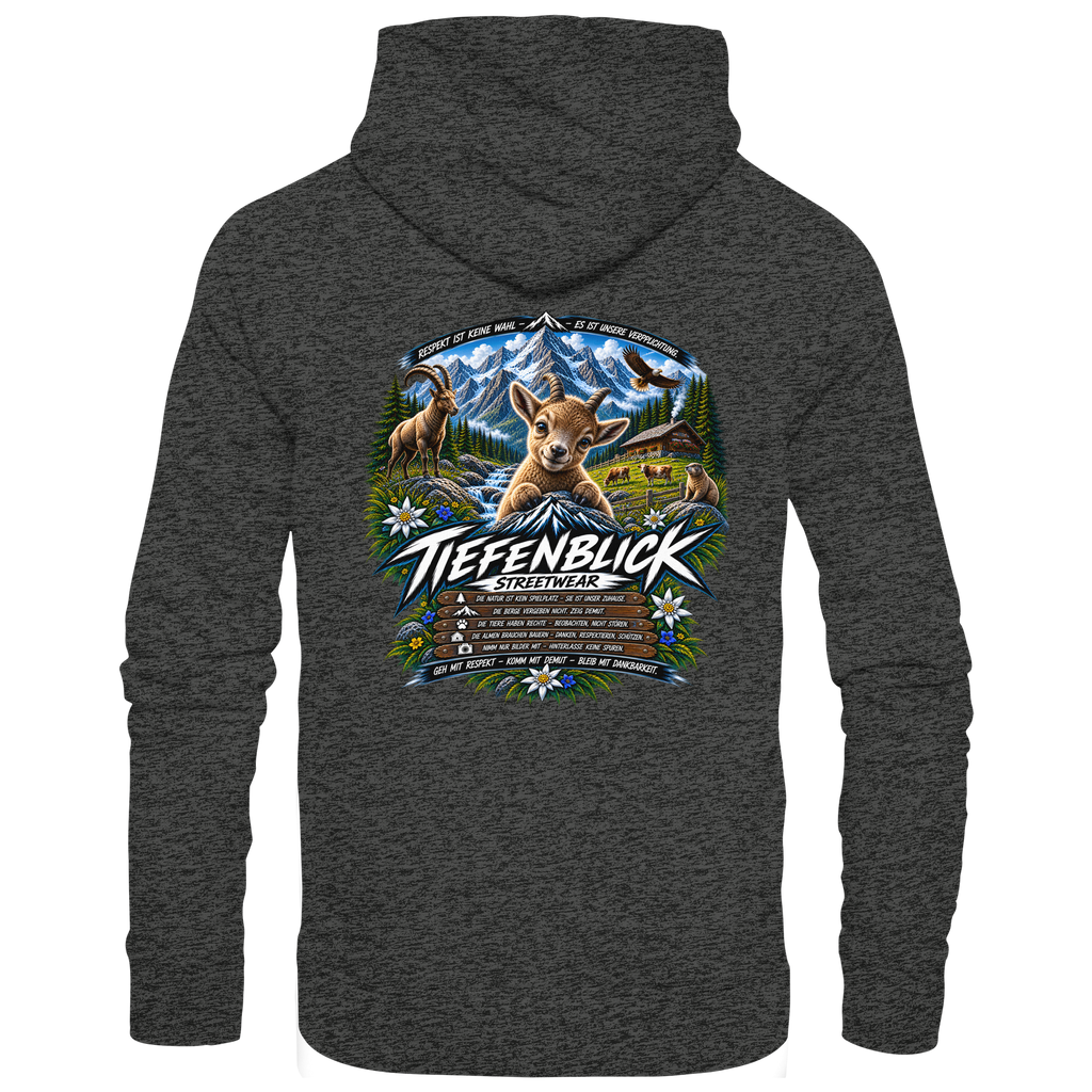 Tiefenblick Respekt Edition - Organic Basic Hoodie