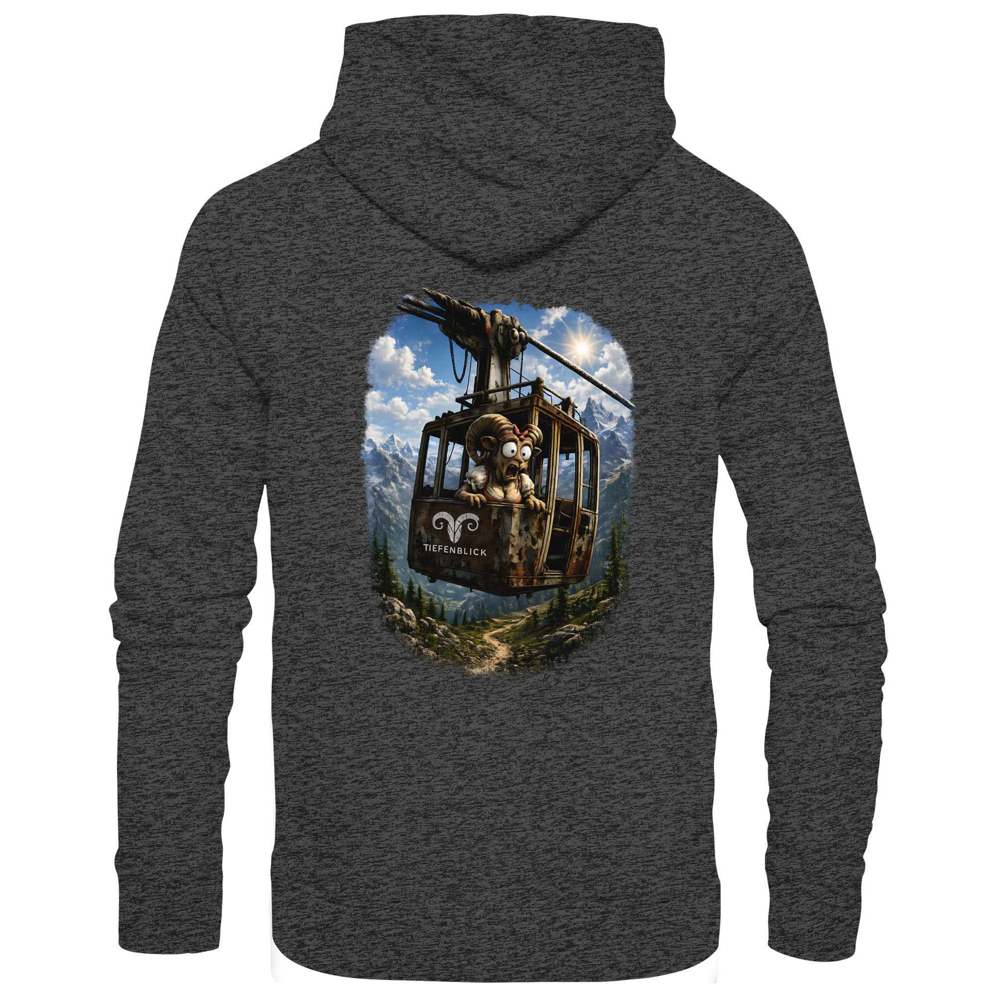 Tiefenblick Gondel Adrenalin Fun - Organic Basic Hoodie
