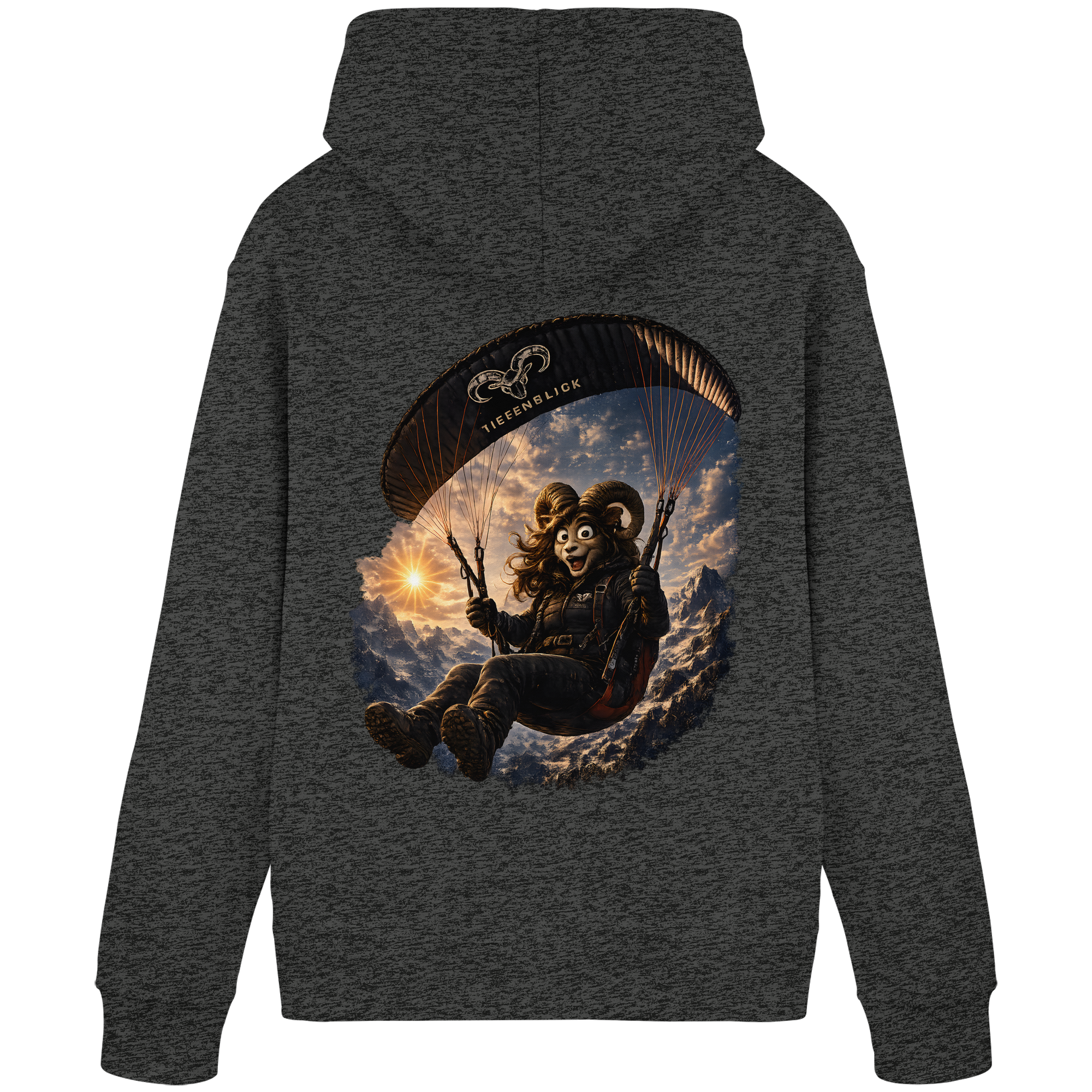 Tiefenblick Paraglider  - Organic Basic Hoodie