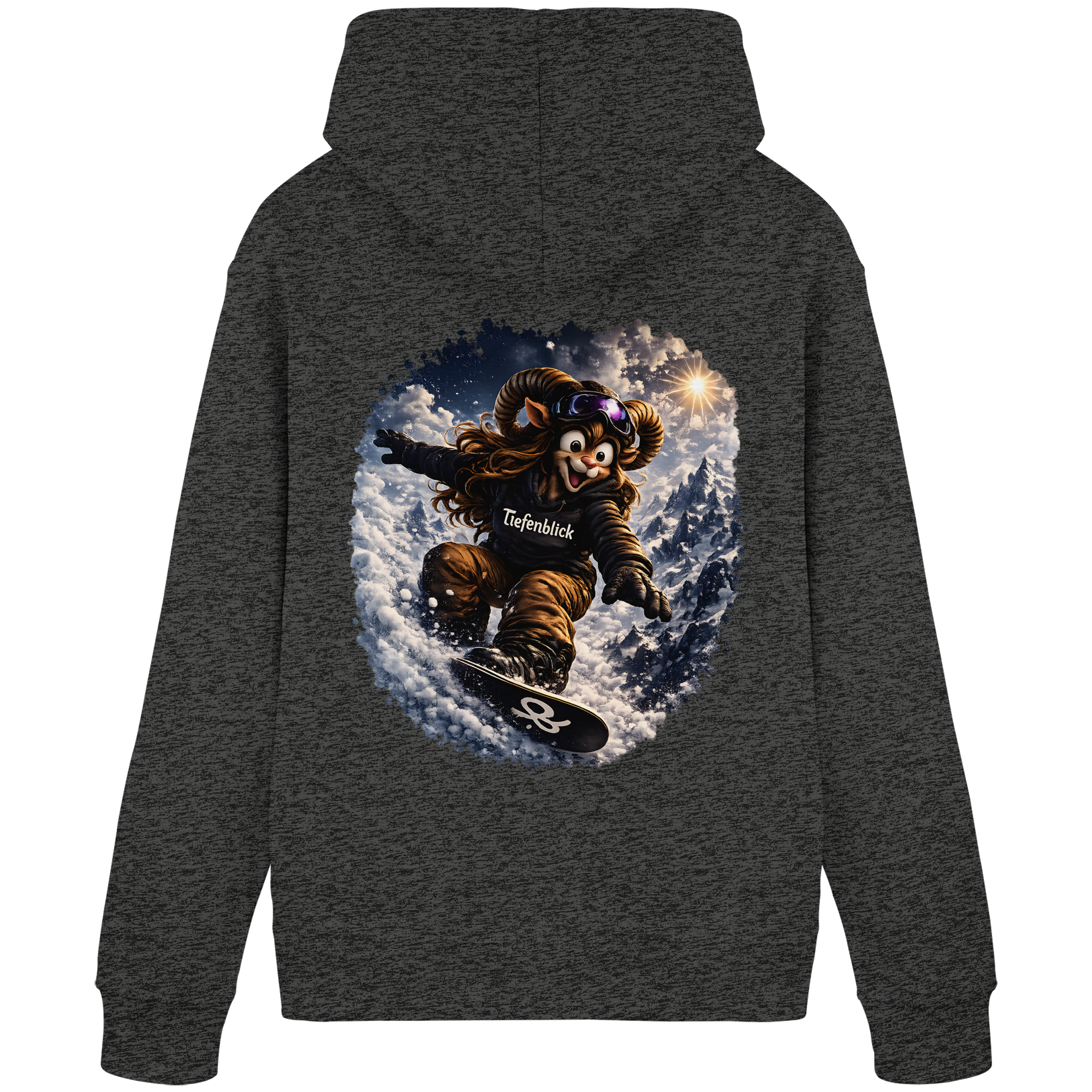 Tiefenblick Ski - Organic Basic Hoodie