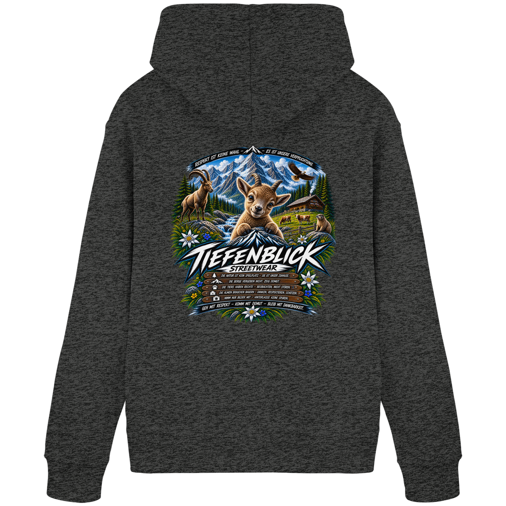 Tiefenblick Respekt Edition - Organic Basic Hoodie