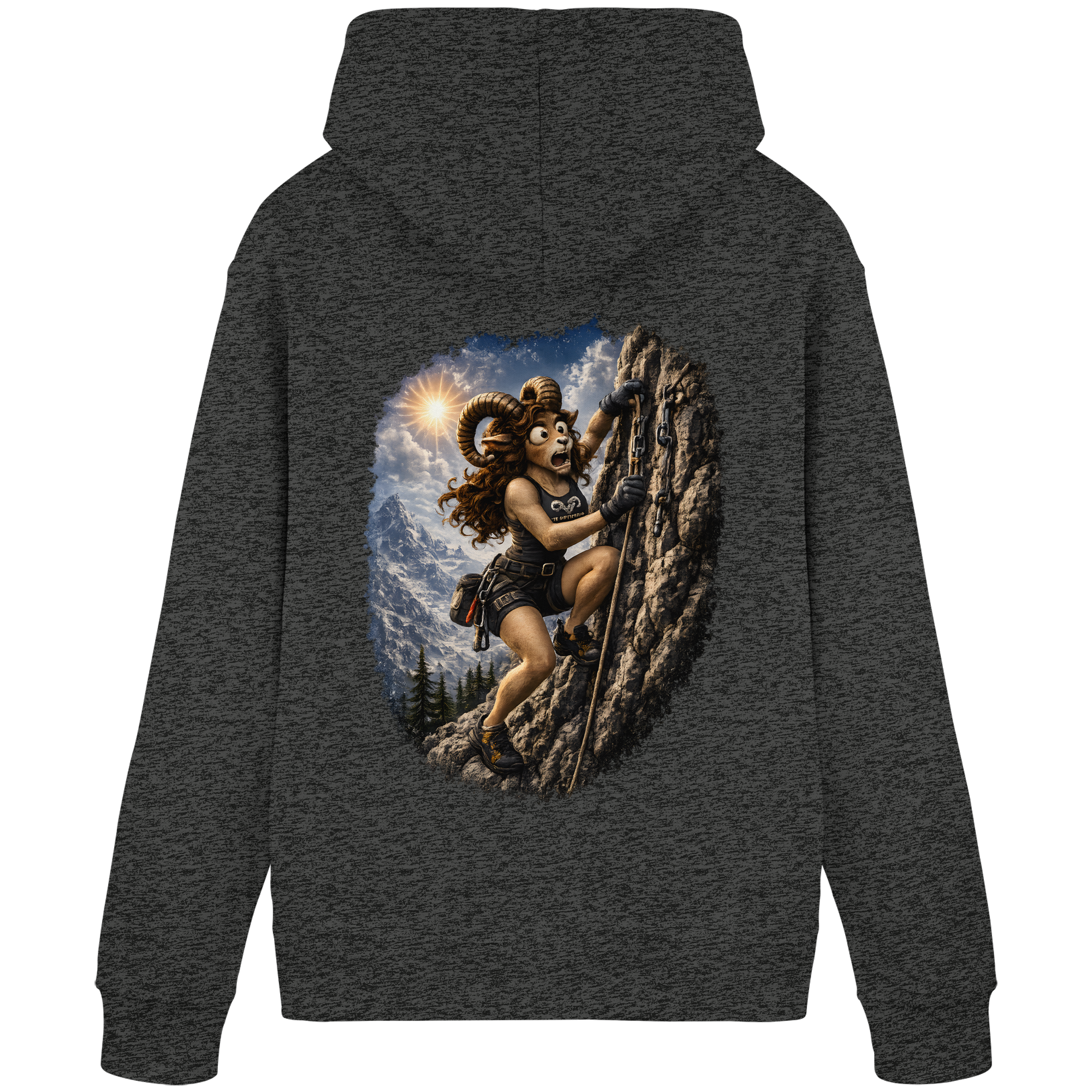 Tiefenblick Klettern - Organic Basic Hoodie