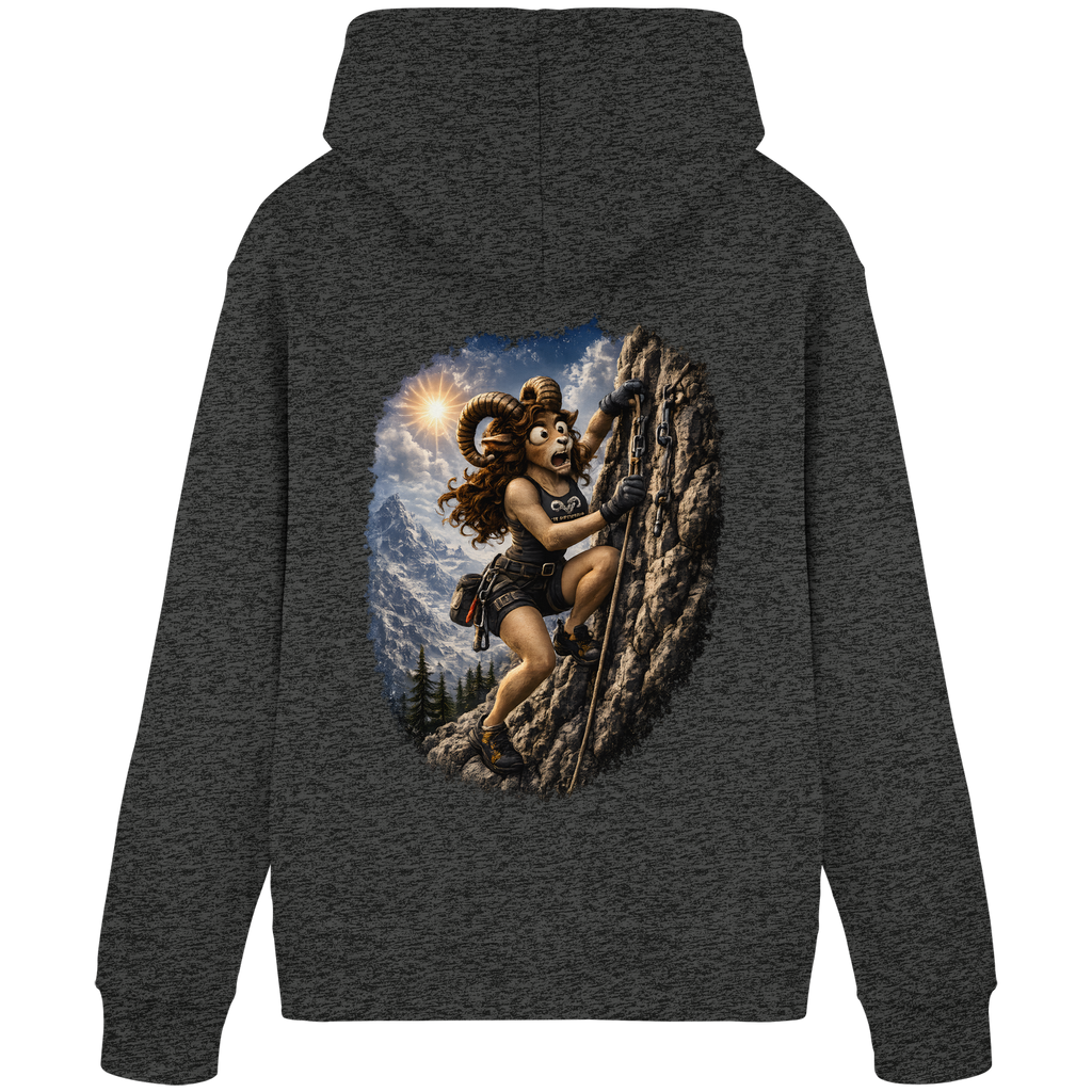 Tiefenblick Klettern - Organic Basic Hoodie