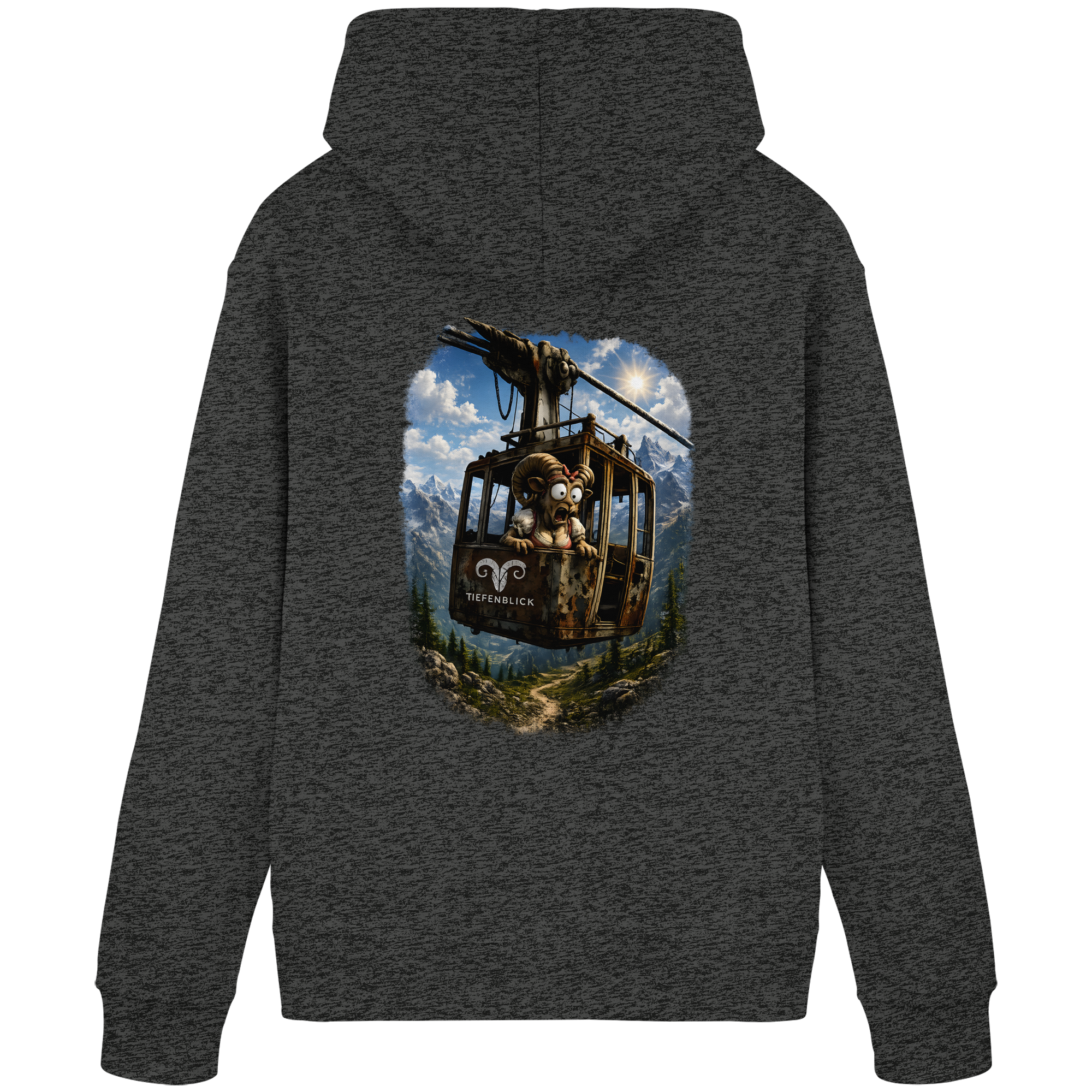 Tiefenblick Gondel Adrenalin Fun - Organic Basic Hoodie