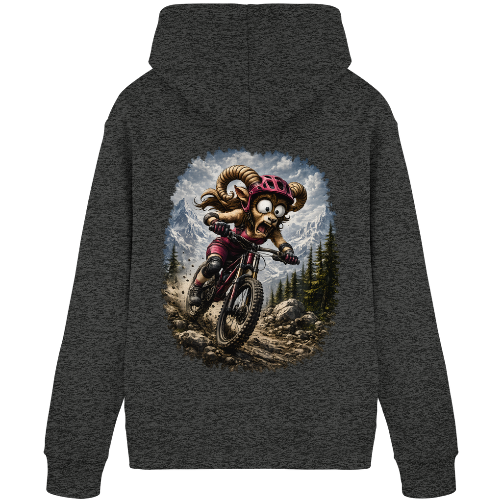 Tiefenblick Downhill - Organic Basic Hoodie