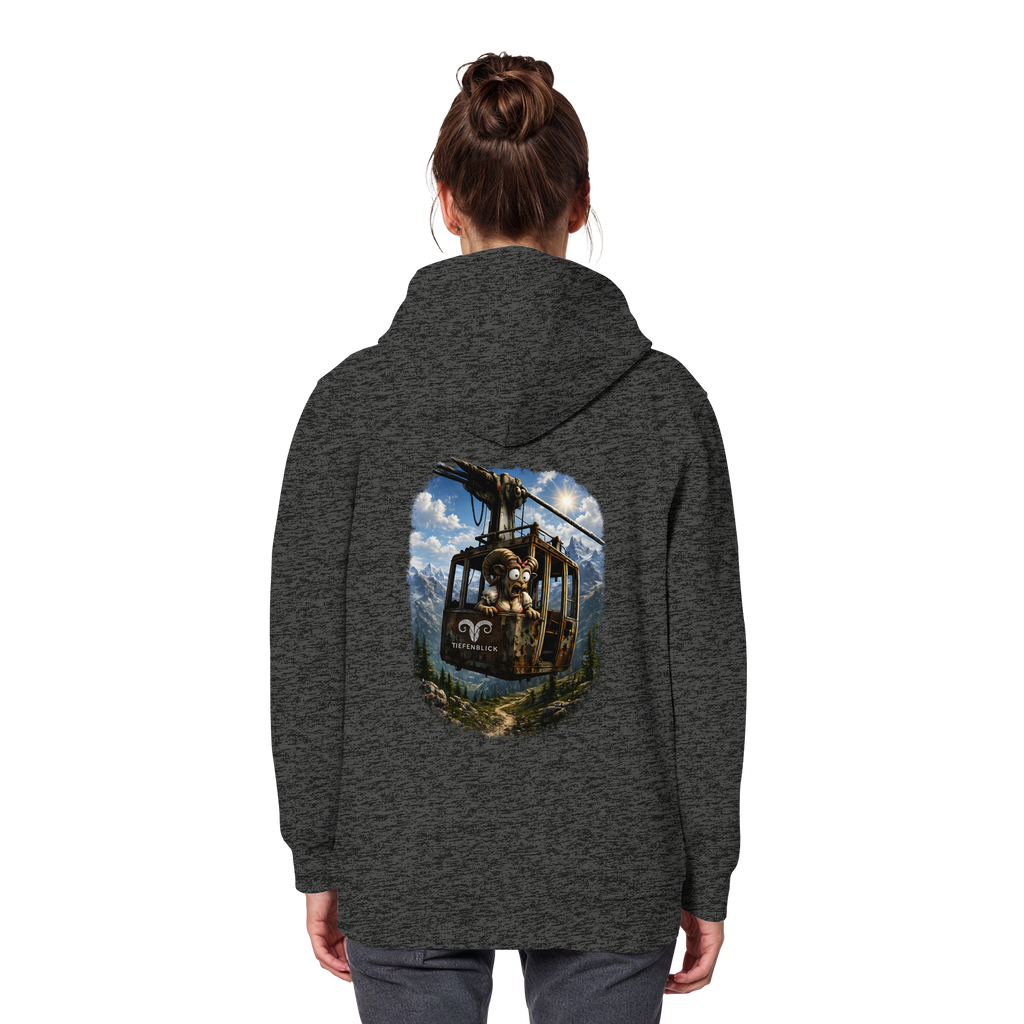 Tiefenblick Gondel Adrenalin Fun - Organic Basic Hoodie
