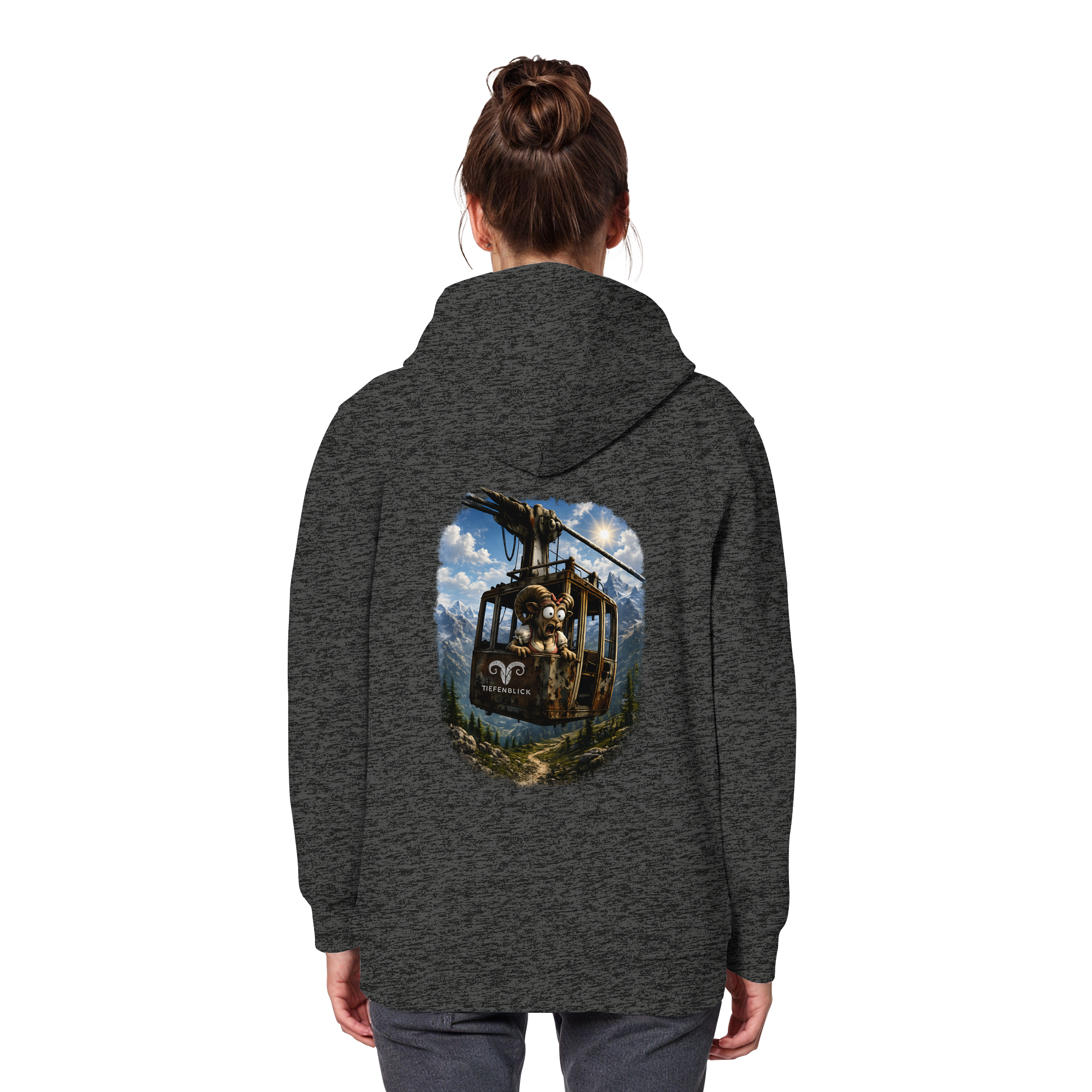 Tiefenblick Gondel Adrenalin Fun - Organic Basic Hoodie