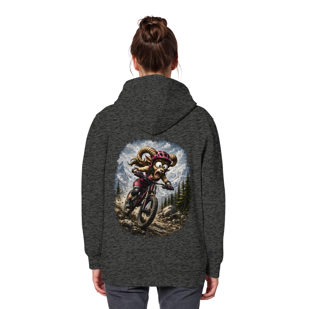 Tiefenblick Downhill - Organic Basic Hoodie