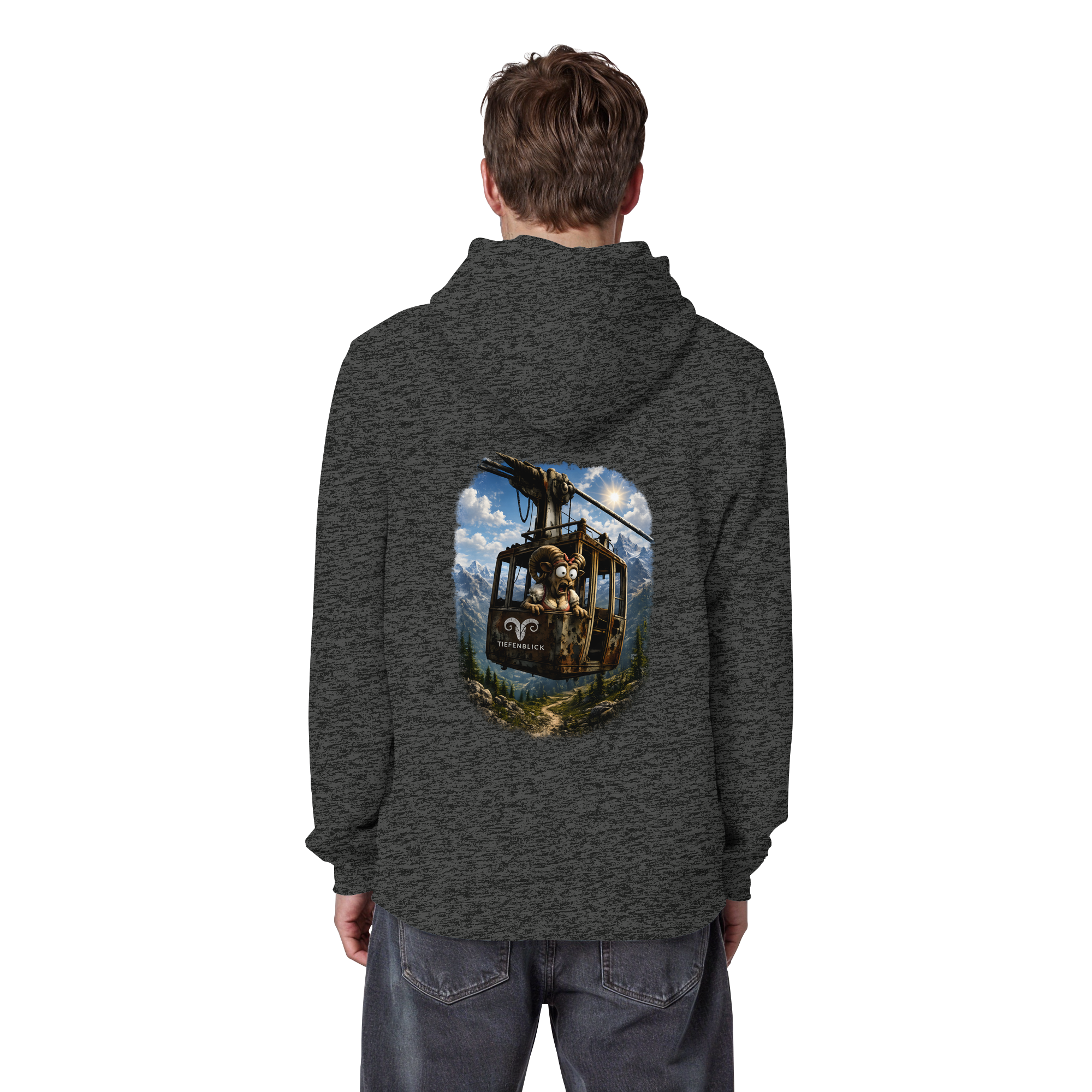 Tiefenblick Gondel Adrenalin Fun - Organic Basic Hoodie