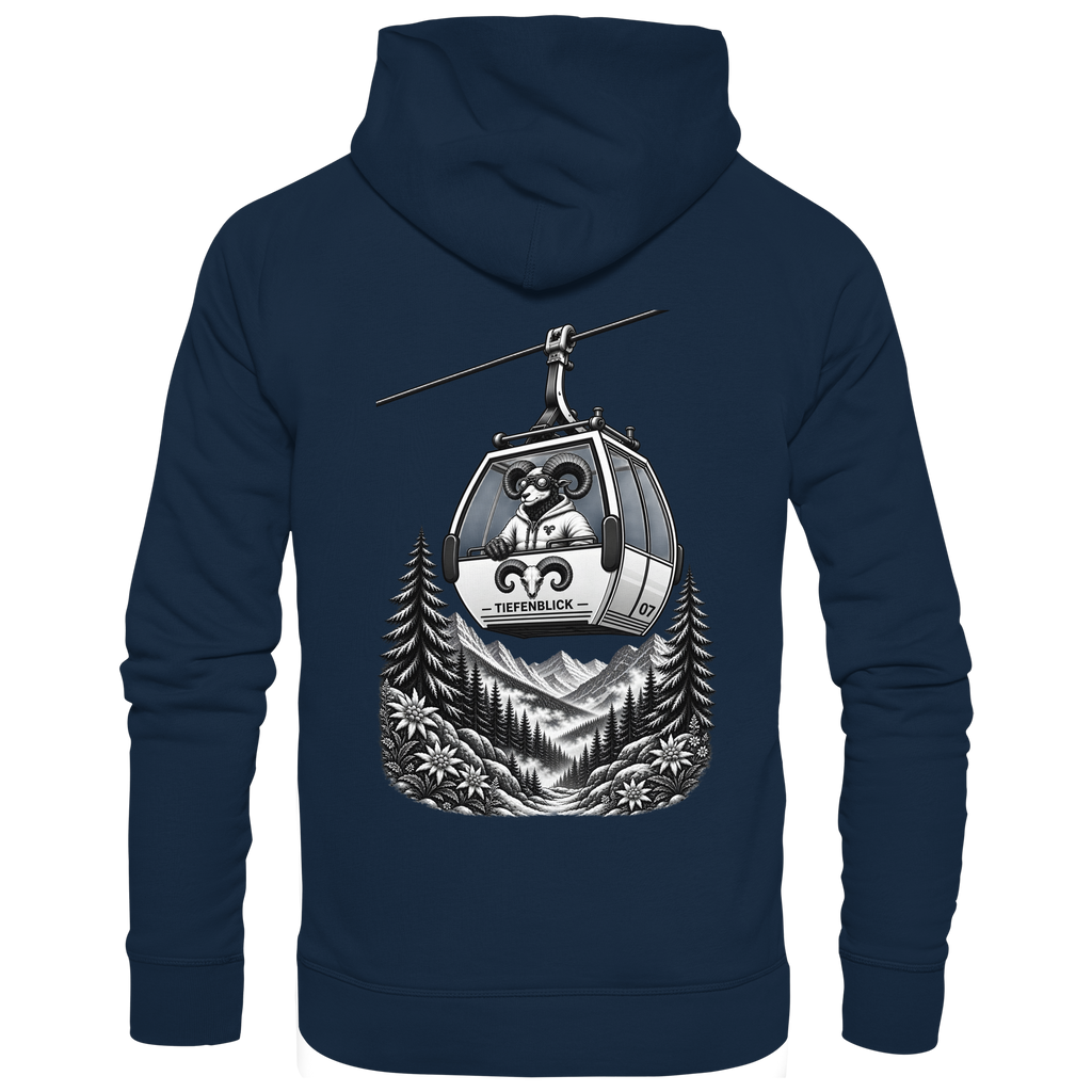 Tiefenblick Gondel Fun  - Organic Basic Hoodie