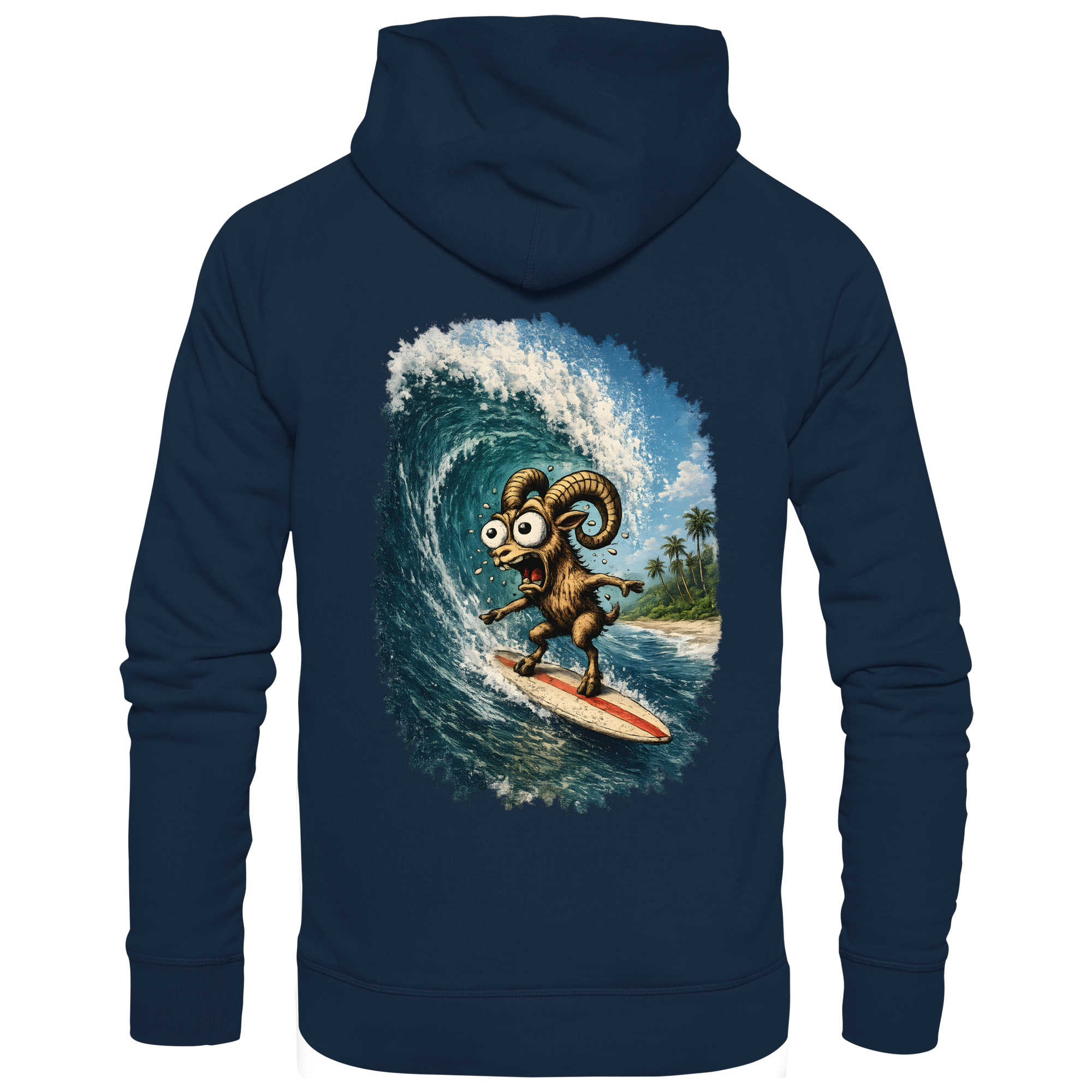 Tiefenblick Urlaub Fun  - Organic Basic Hoodie