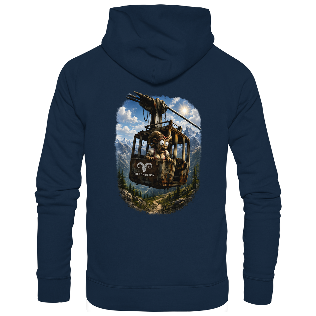 Tiefenblick Gondel Adrenalin Fun - Organic Basic Hoodie