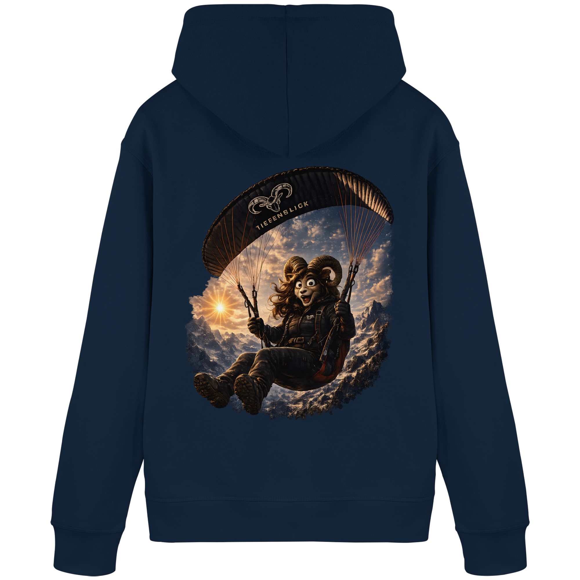 Tiefenblick Paraglider  - Organic Basic Hoodie