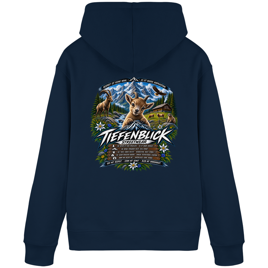 Tiefenblick Respekt Edition - Organic Basic Hoodie