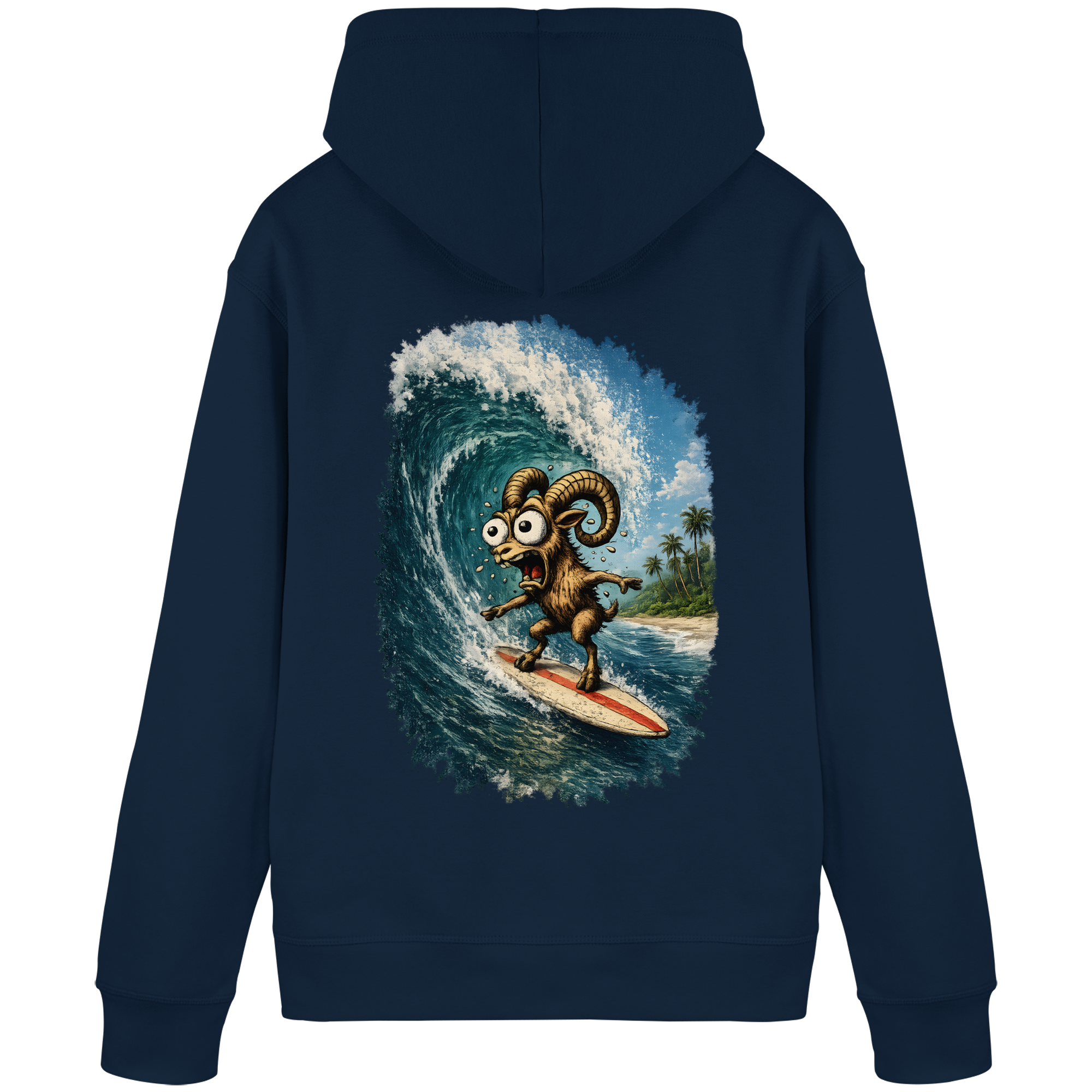 Tiefenblick Urlaub Fun  - Organic Basic Hoodie