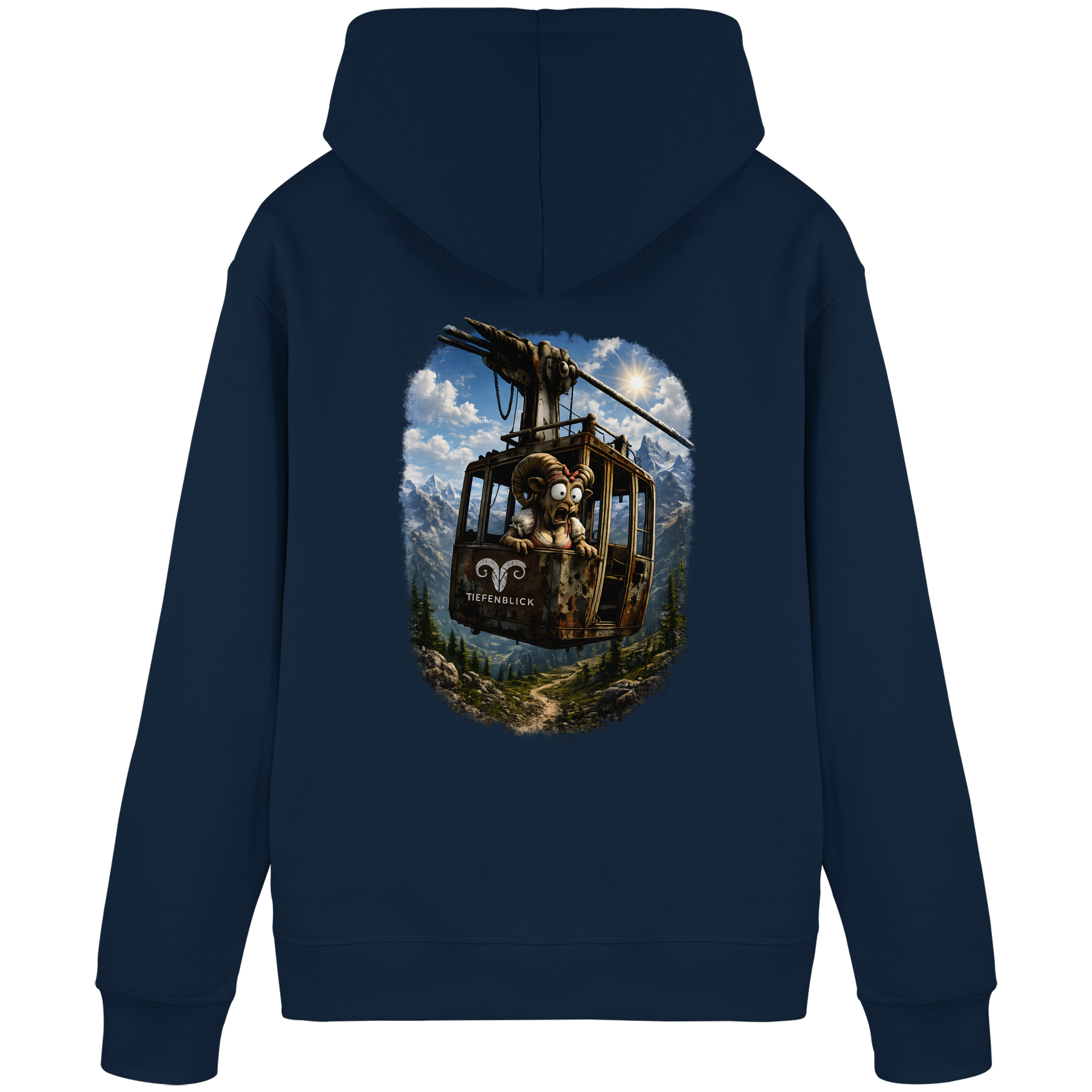Tiefenblick Gondel Adrenalin Fun - Organic Basic Hoodie