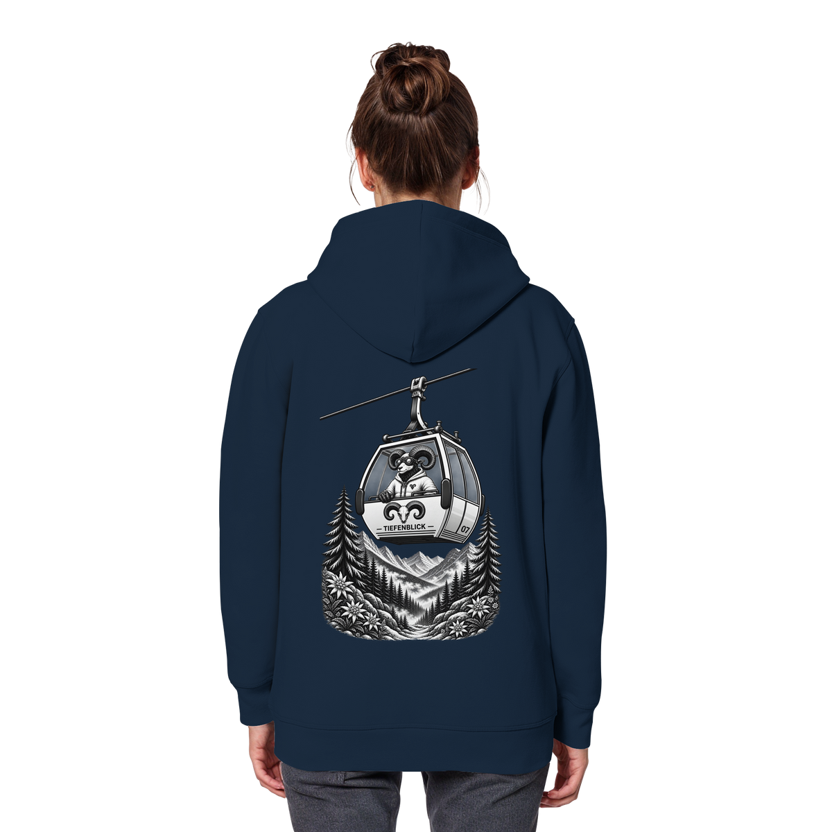 Tiefenblick Gondel Fun  - Organic Basic Hoodie