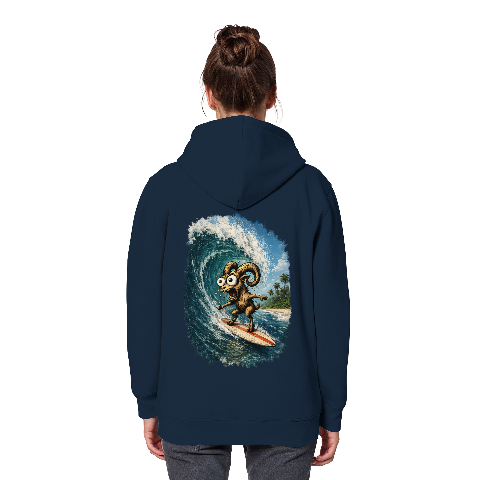 Tiefenblick Urlaub Fun  - Organic Basic Hoodie