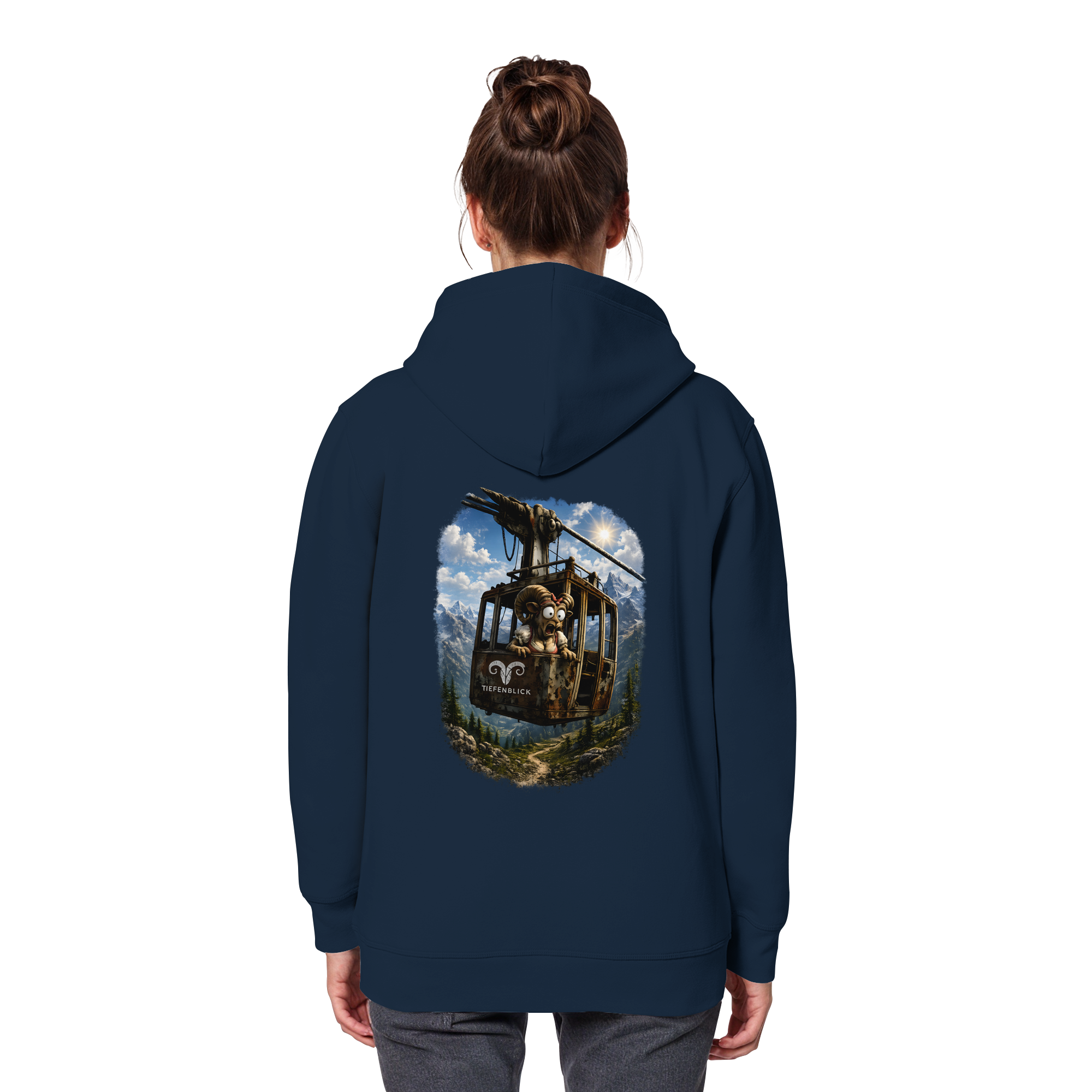 Tiefenblick Gondel Adrenalin Fun - Organic Basic Hoodie