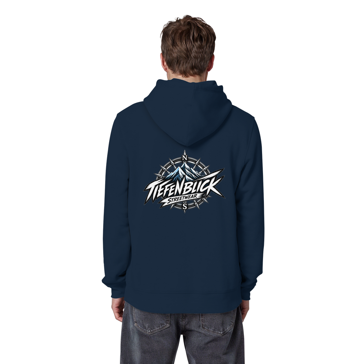 Tiefenblick True North Edition - Organic Basic Hoodie