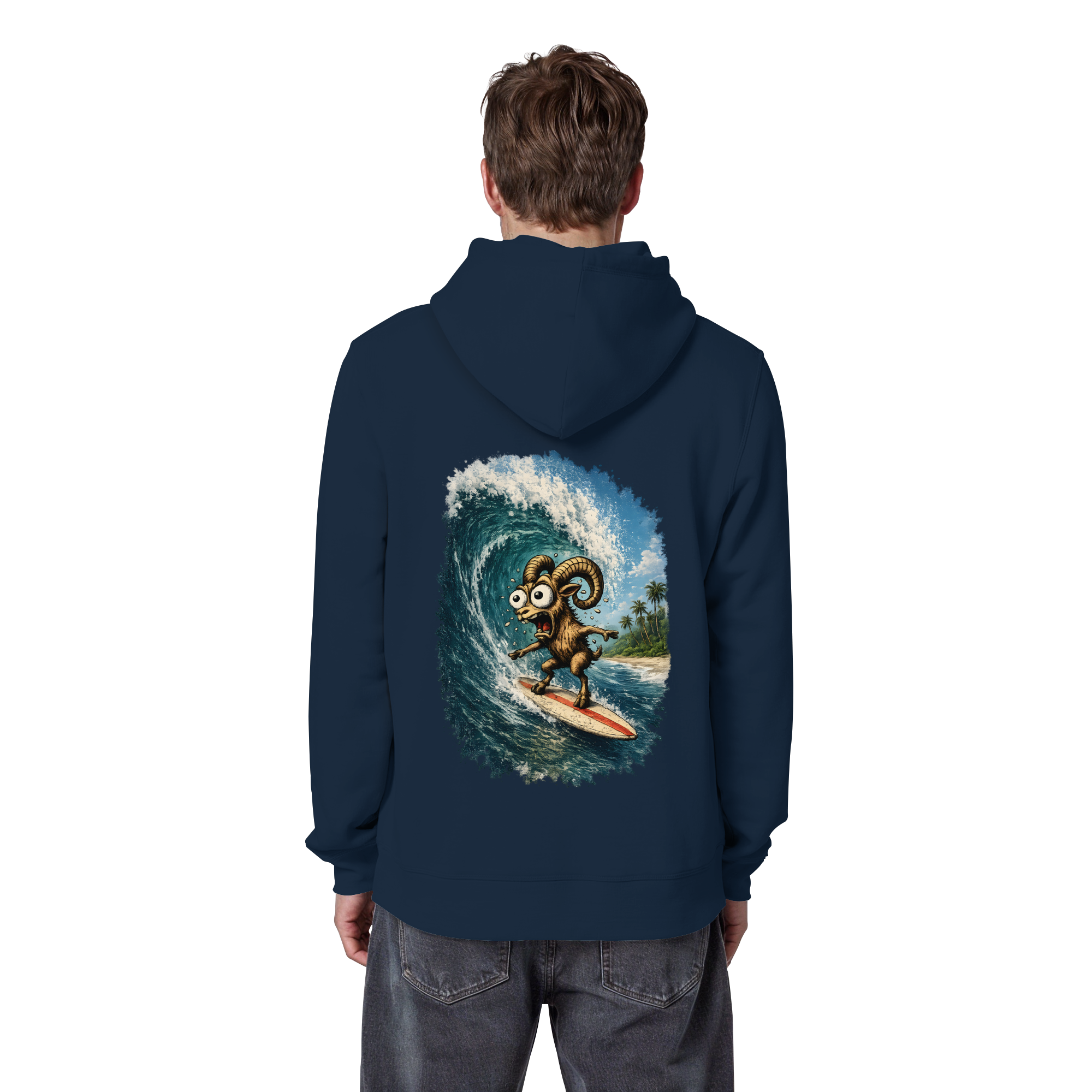 Tiefenblick Urlaub Fun  - Organic Basic Hoodie