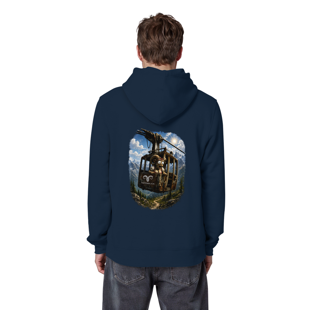 Tiefenblick Gondel Adrenalin Fun - Organic Basic Hoodie
