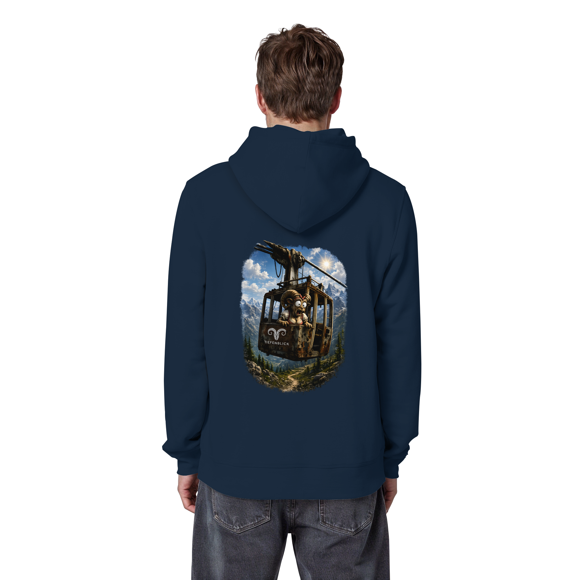 Tiefenblick Gondel Adrenalin Fun - Organic Basic Hoodie