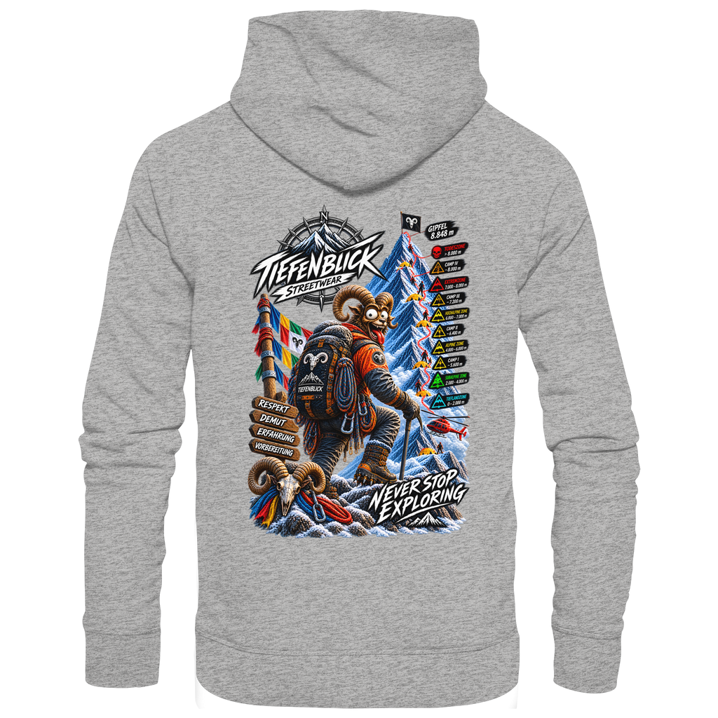 Tiefenblick Todeszone Fun - Organic Basic Hoodie
