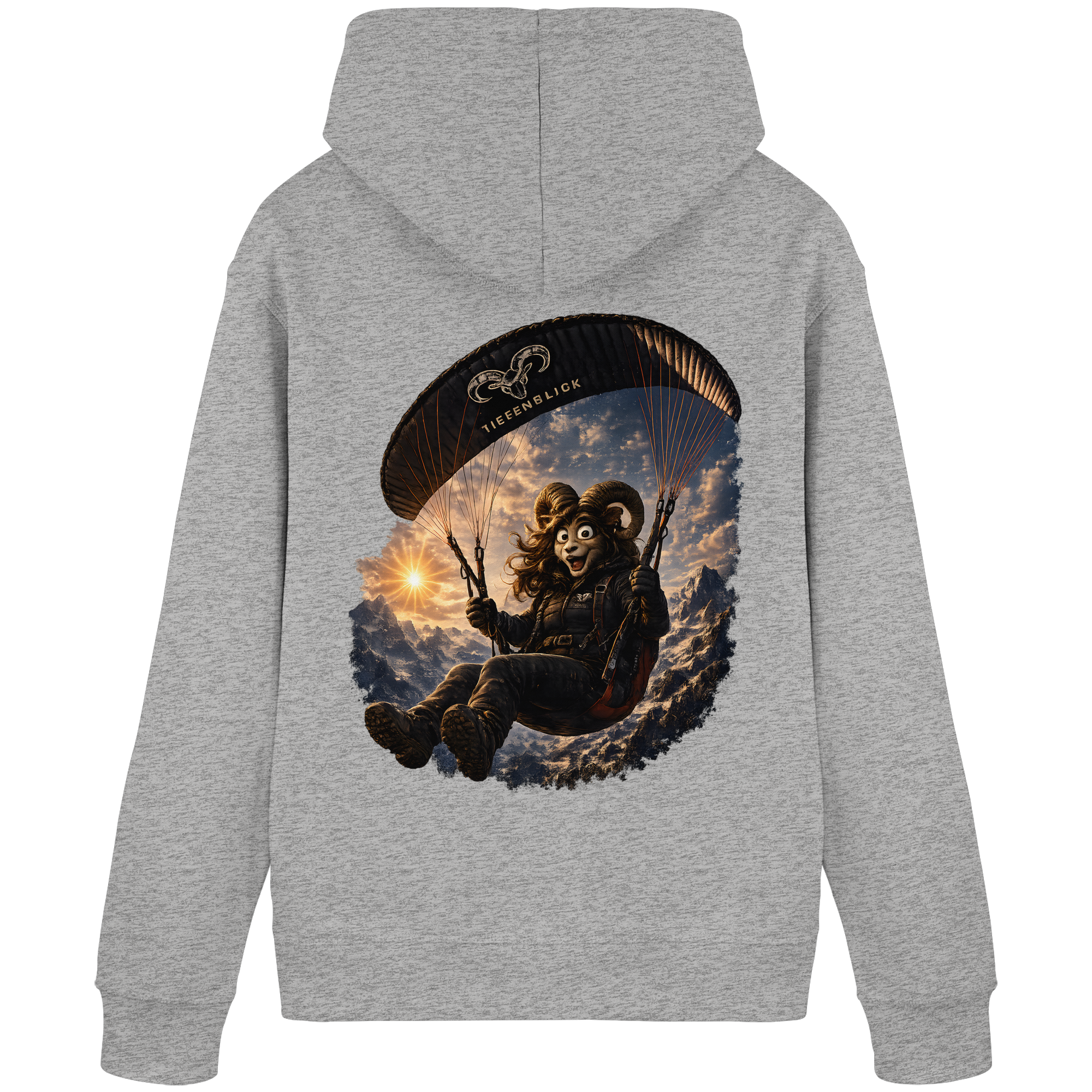 Tiefenblick Paraglider  - Organic Basic Hoodie