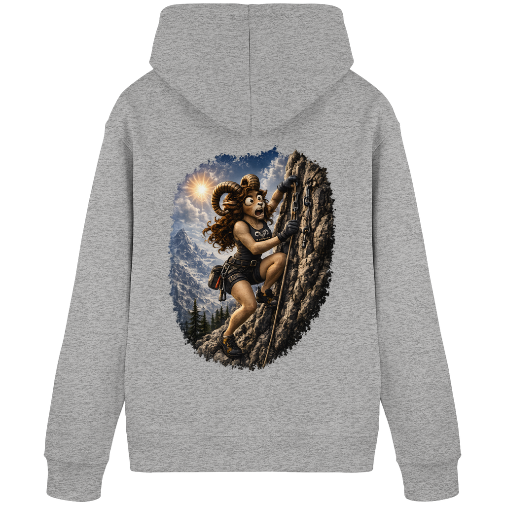 Tiefenblick Klettern - Organic Basic Hoodie