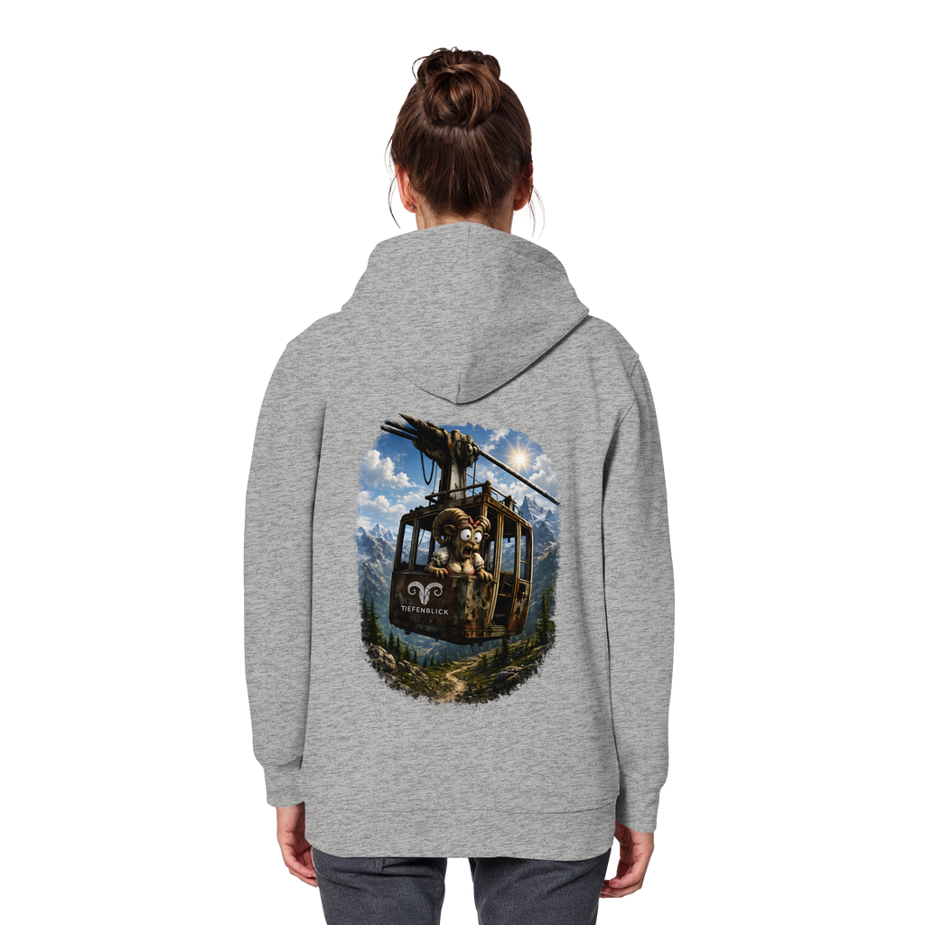 Tiefenblick Adrenalin Gondel Fun - Organic Basic Hoodie