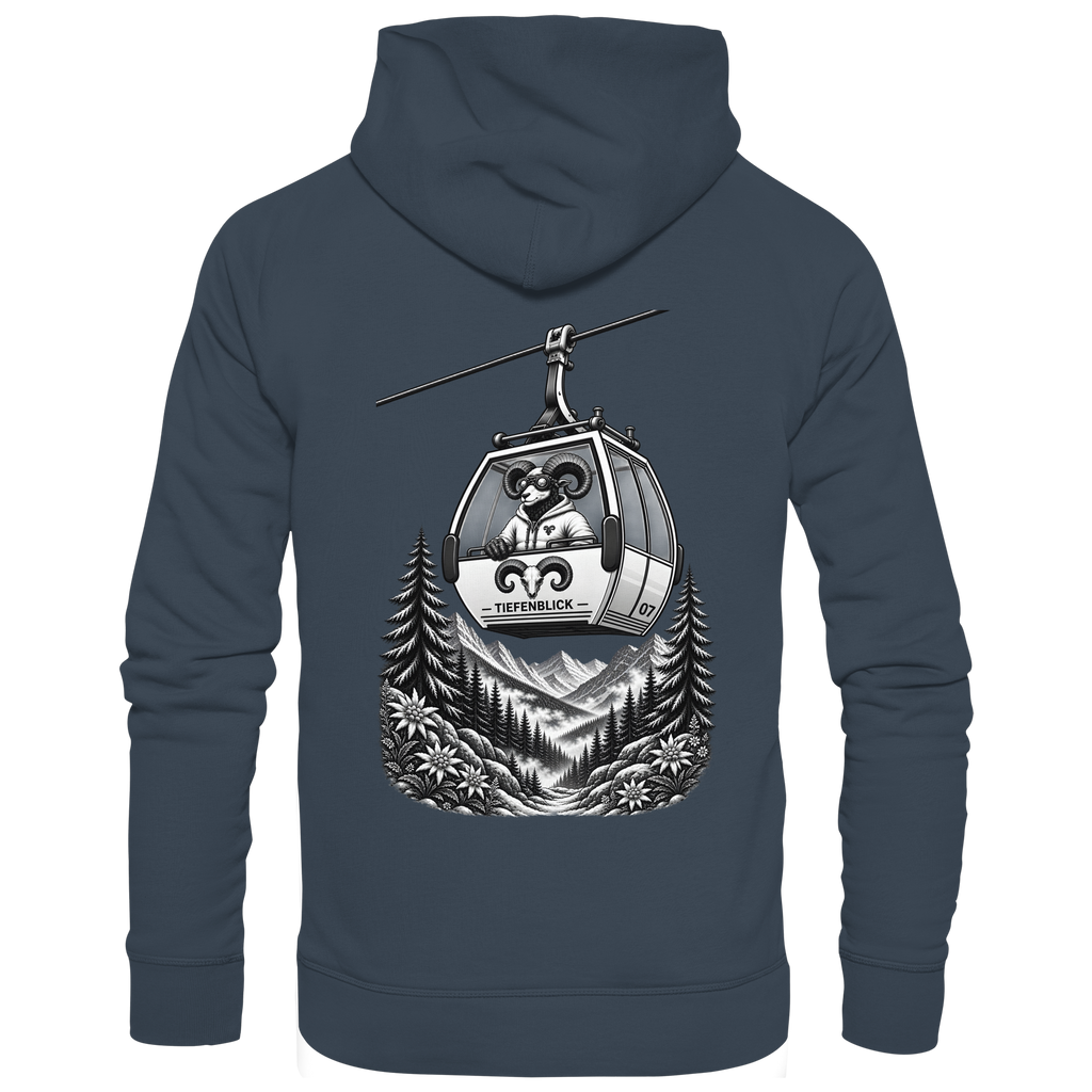 Tiefenblick Gondel Fun  - Organic Basic Hoodie