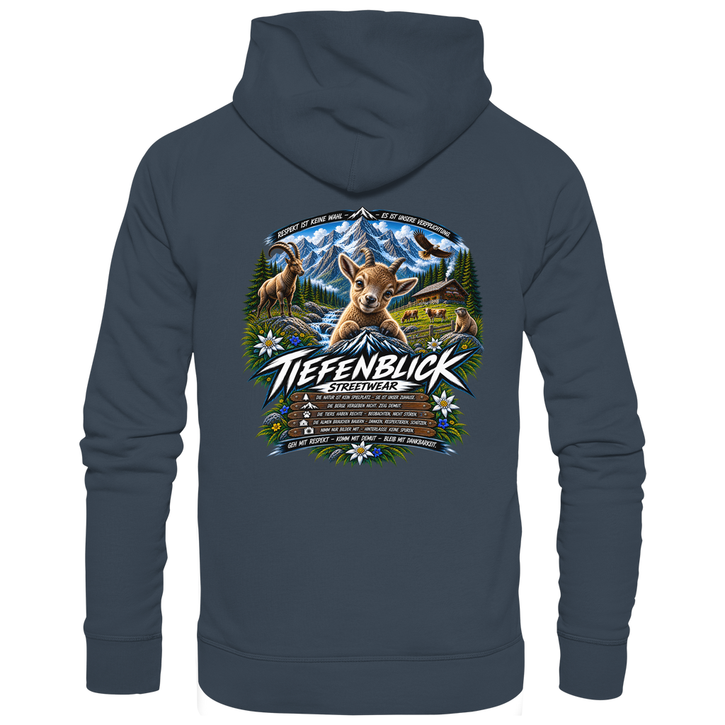 Tiefenblick Respekt Edition - Organic Basic Hoodie
