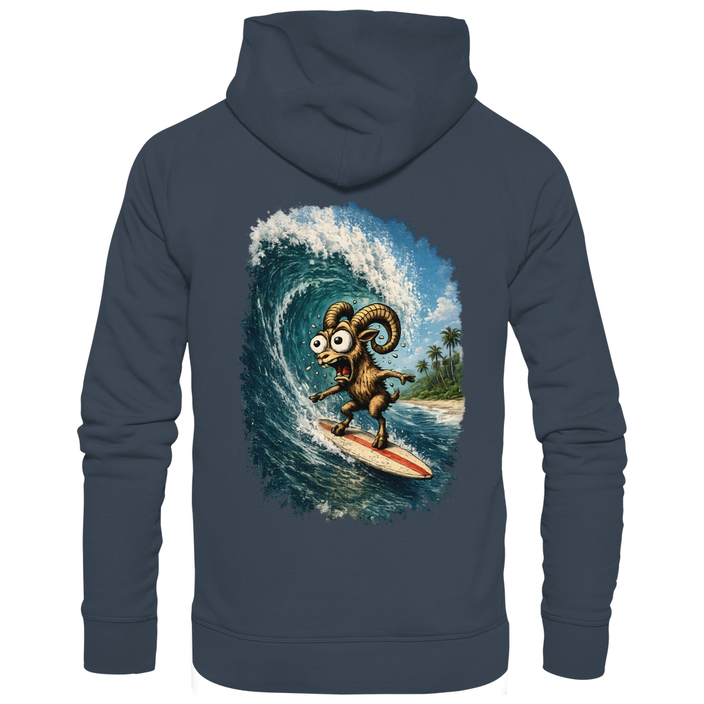 Tiefenblick Urlaub Fun  - Organic Basic Hoodie