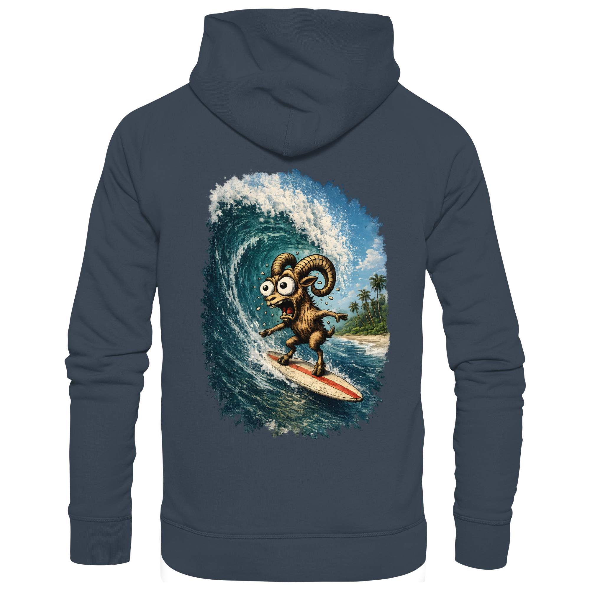 Tiefenblick Urlaub Fun  - Organic Basic Hoodie