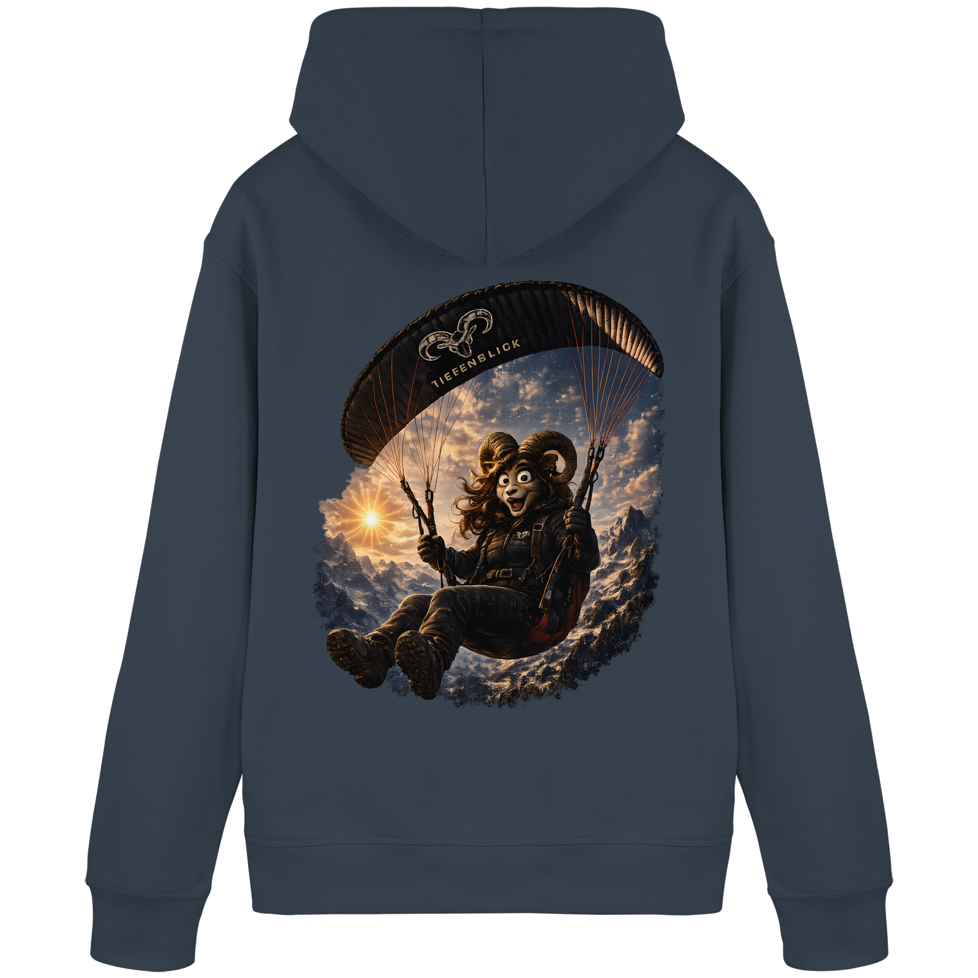Tiefenblick Paraglider  - Organic Basic Hoodie