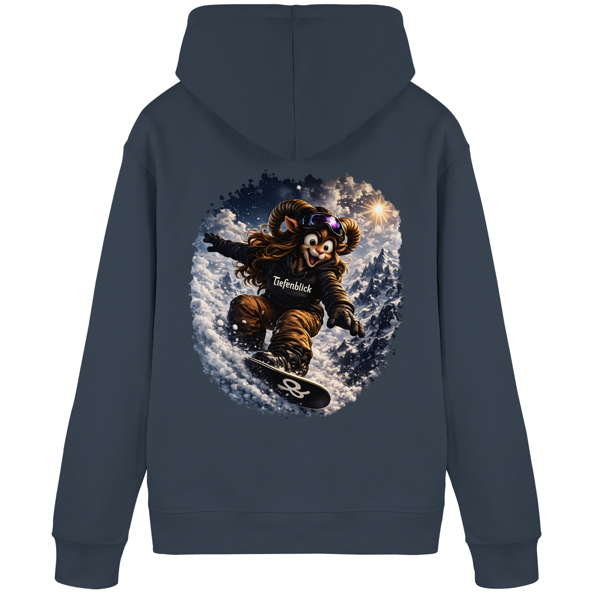 Tiefenblick Ski - Organic Basic Hoodie