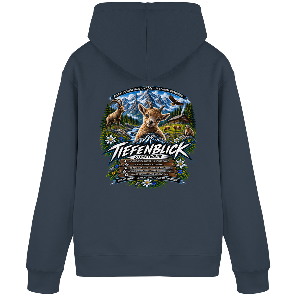 Tiefenblick Respekt Edition - Organic Basic Hoodie
